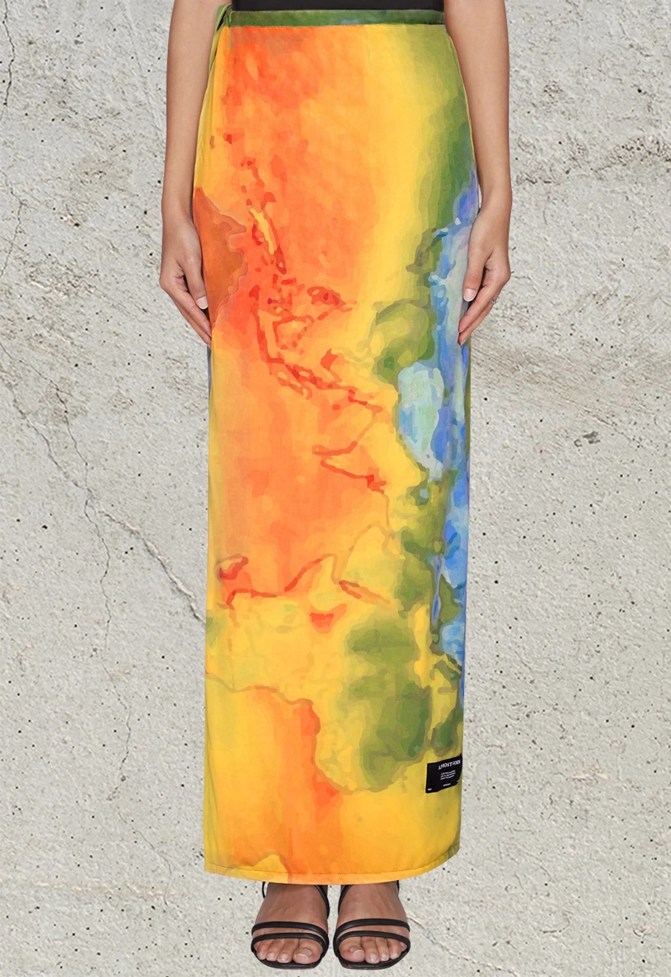 Heat Map Long Skirt