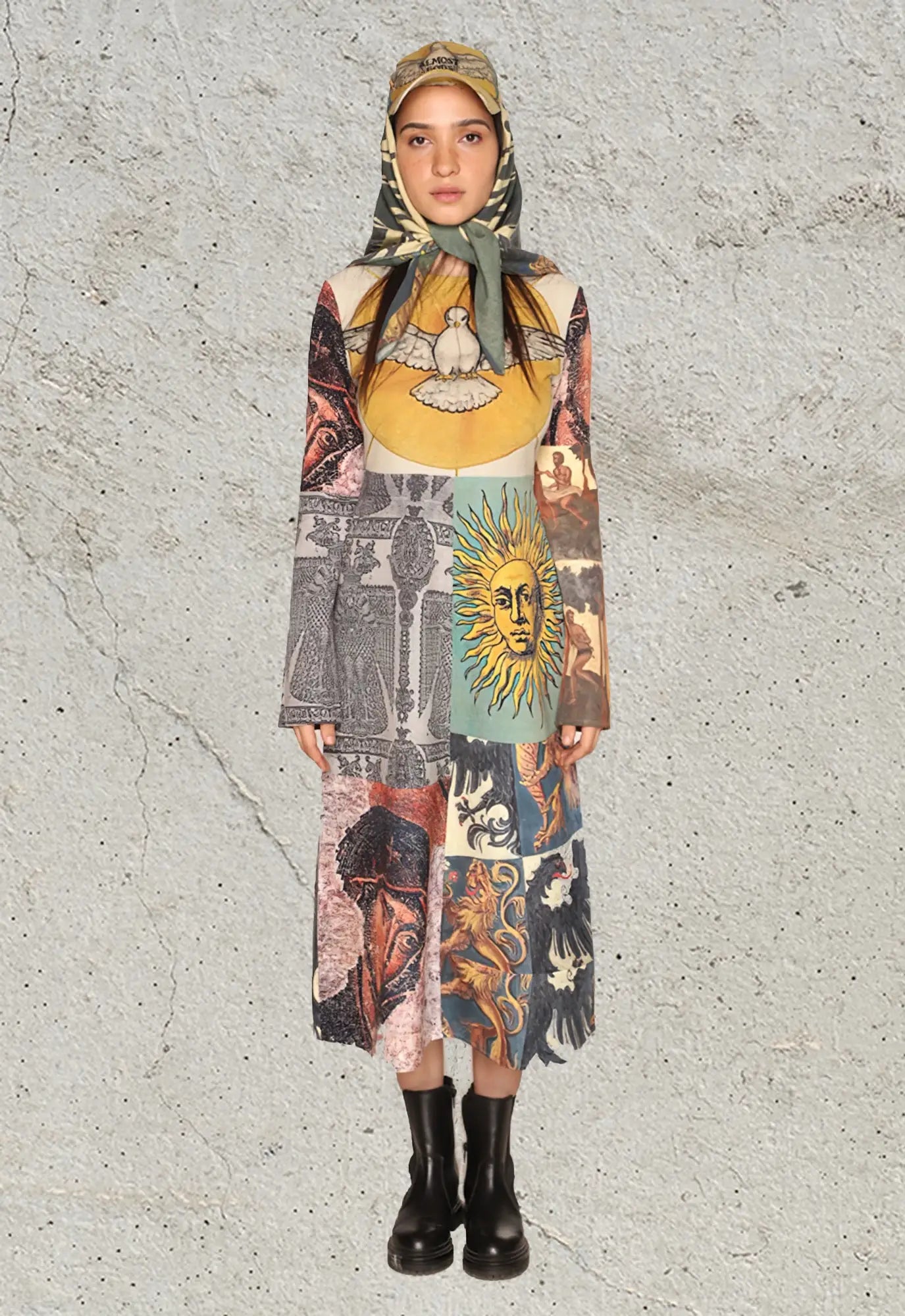 Dove Panel Dress
