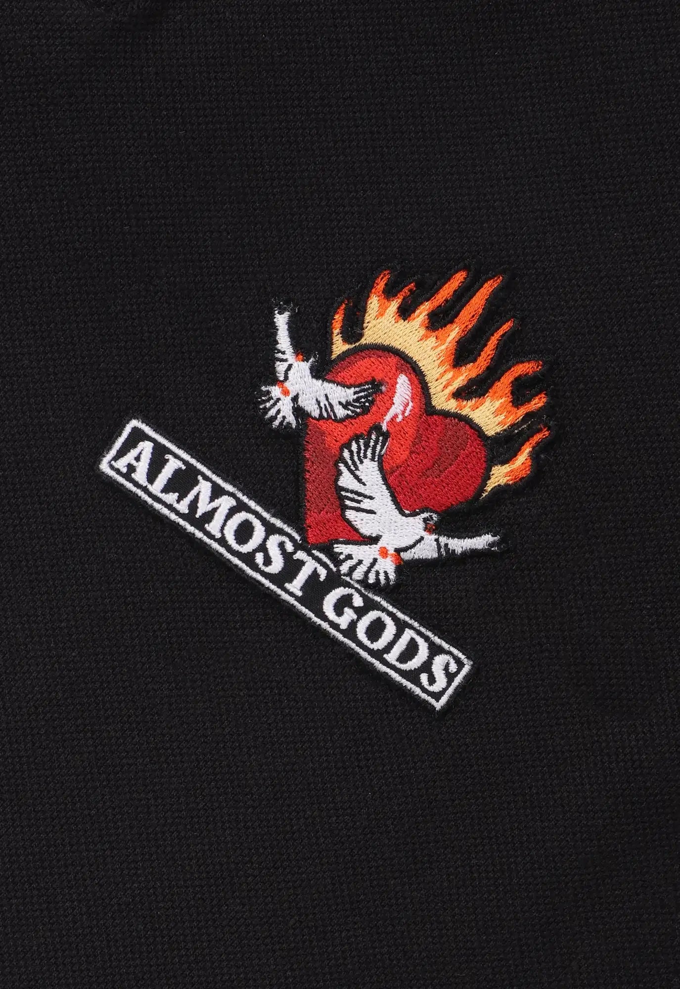 Burning Heart Relaxed Polo