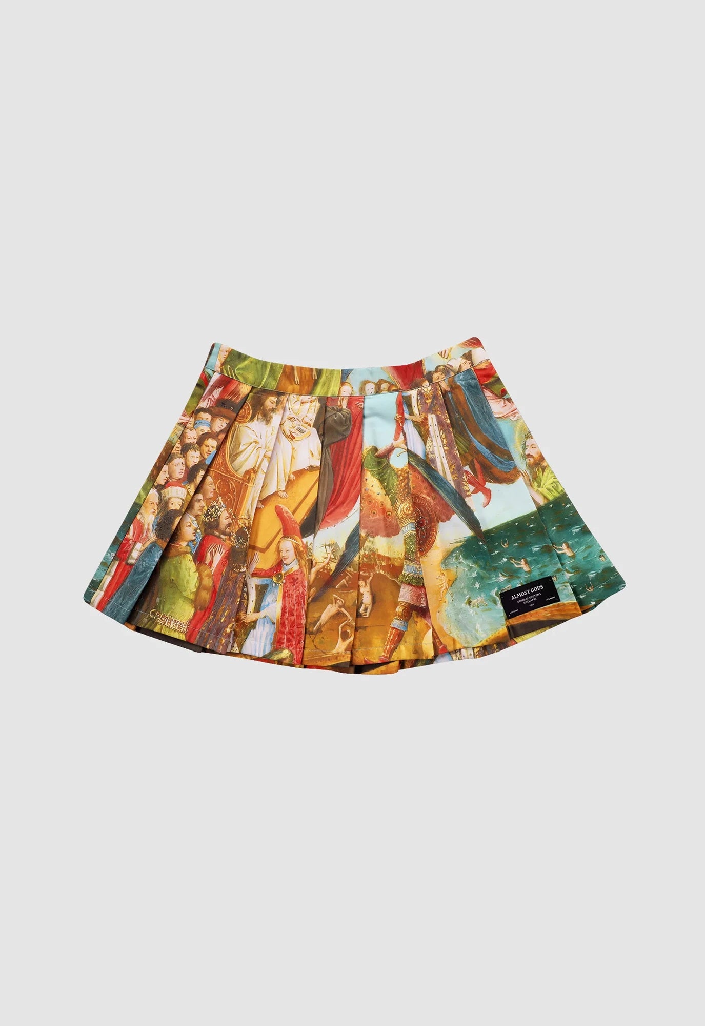 Last Judgement Pleated Skirt
