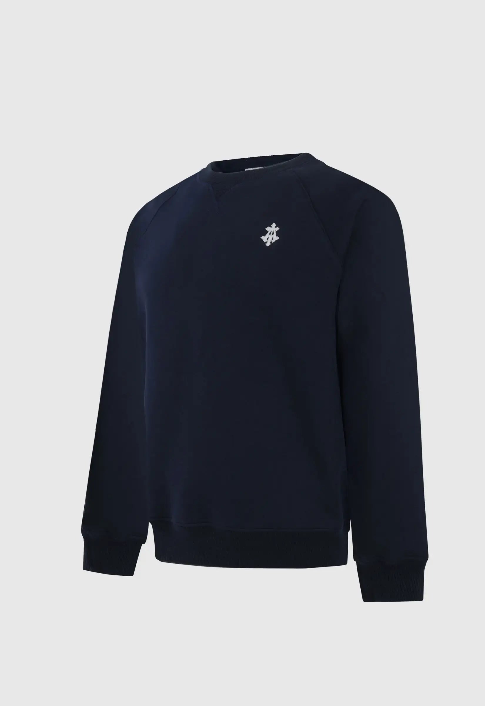 Alpha Cross Embroidered Sweatshirt In Navy