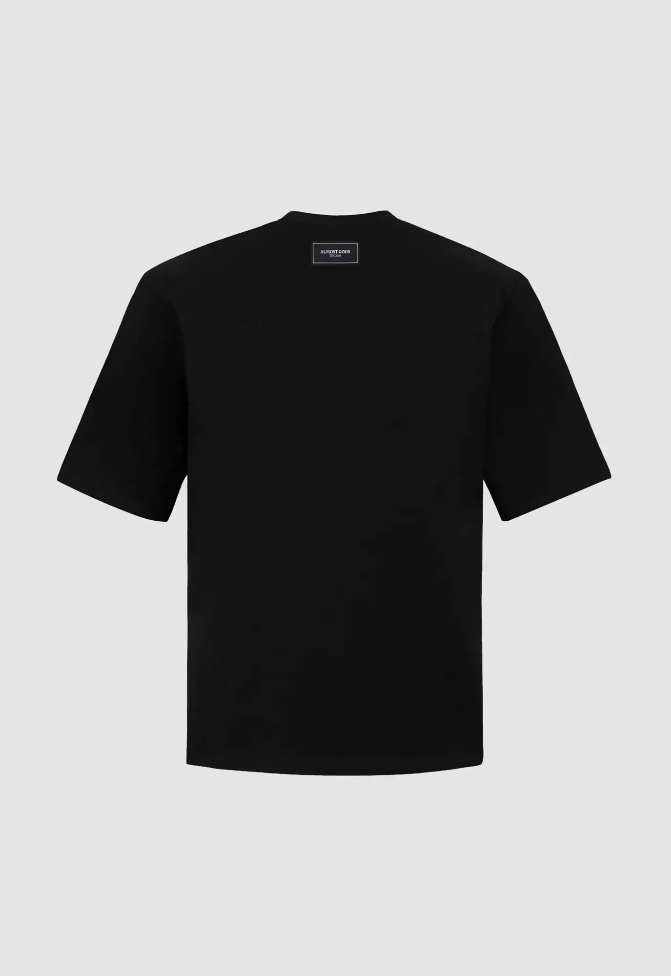 Alpha Cross Spray Paint Relaxed Tee In Black