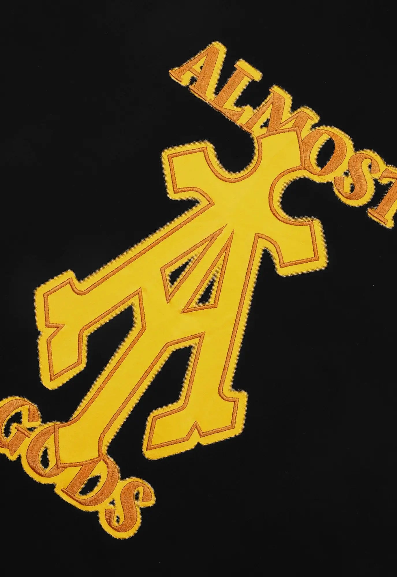 Alpha Cross Spray Paint Relaxed Tee In Black