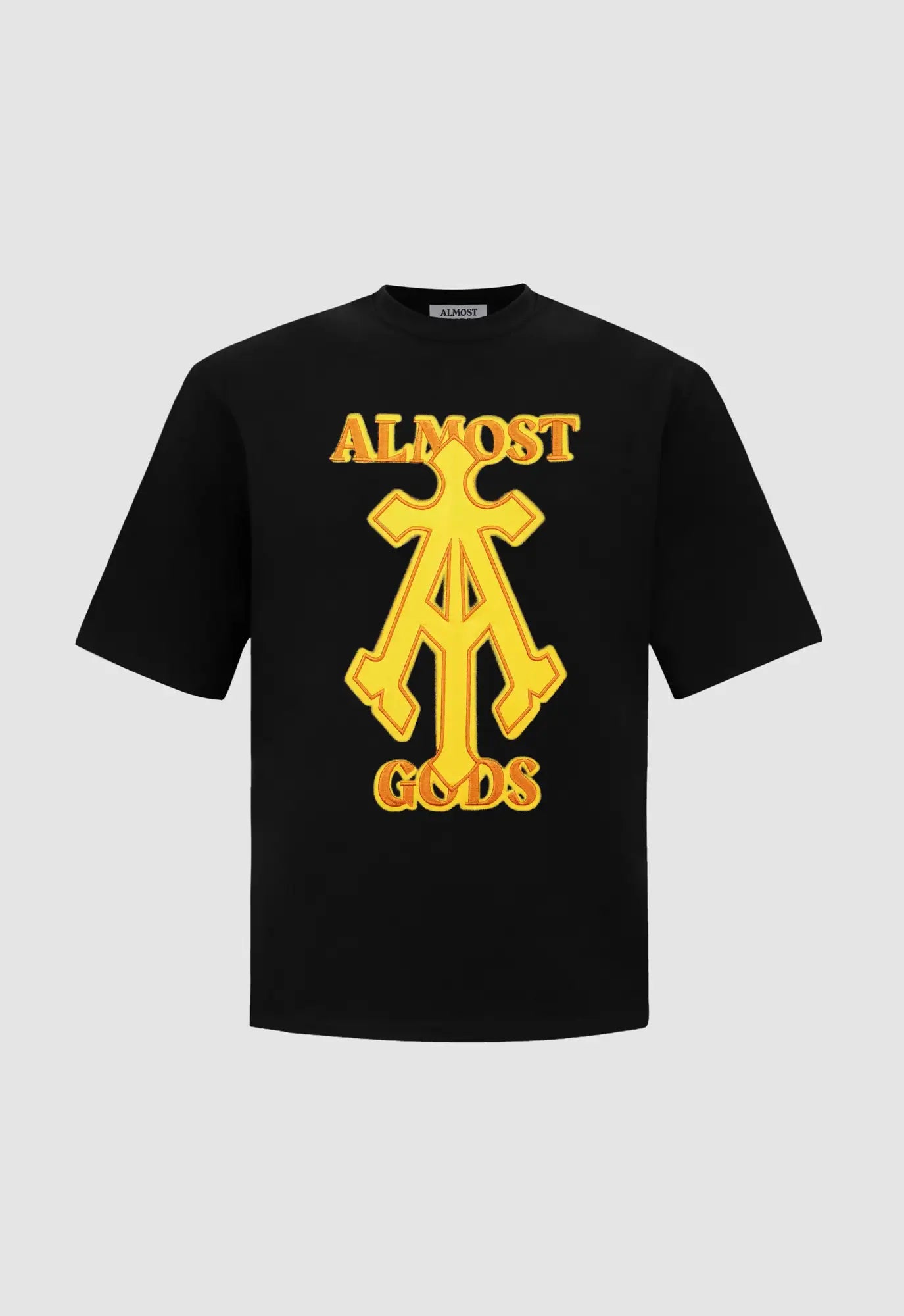 Alpha Cross Spray Paint Relaxed Tee In Black