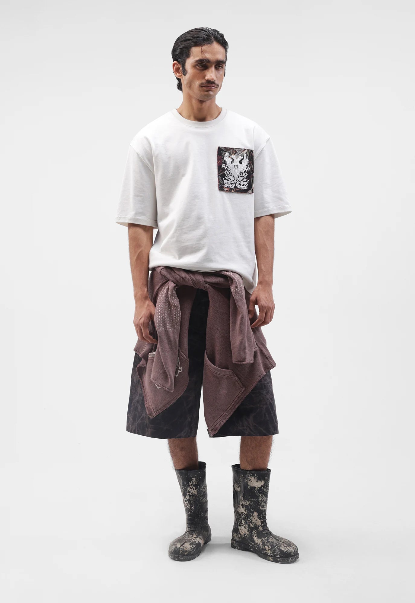 Templar Jacquard Boxy Tee