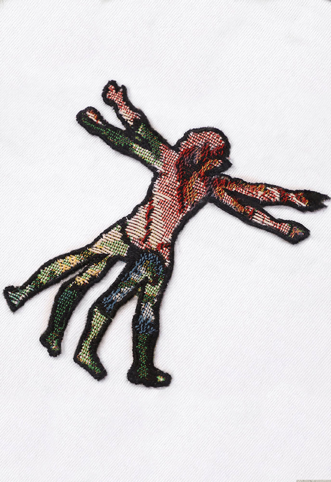 Ventruvian Jacquard Boxy Tee in White