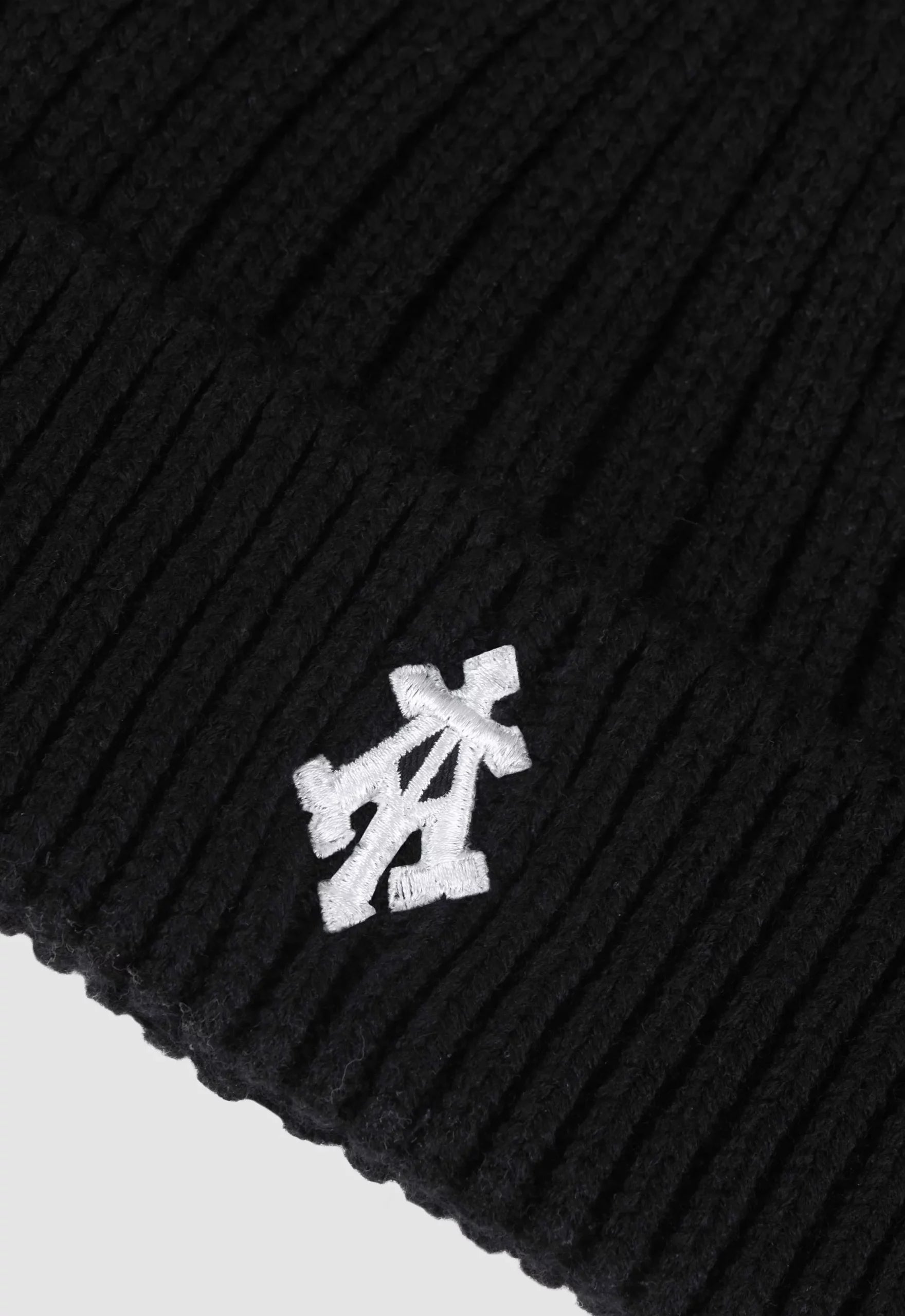 Alpha Cross Embroidered Beanie