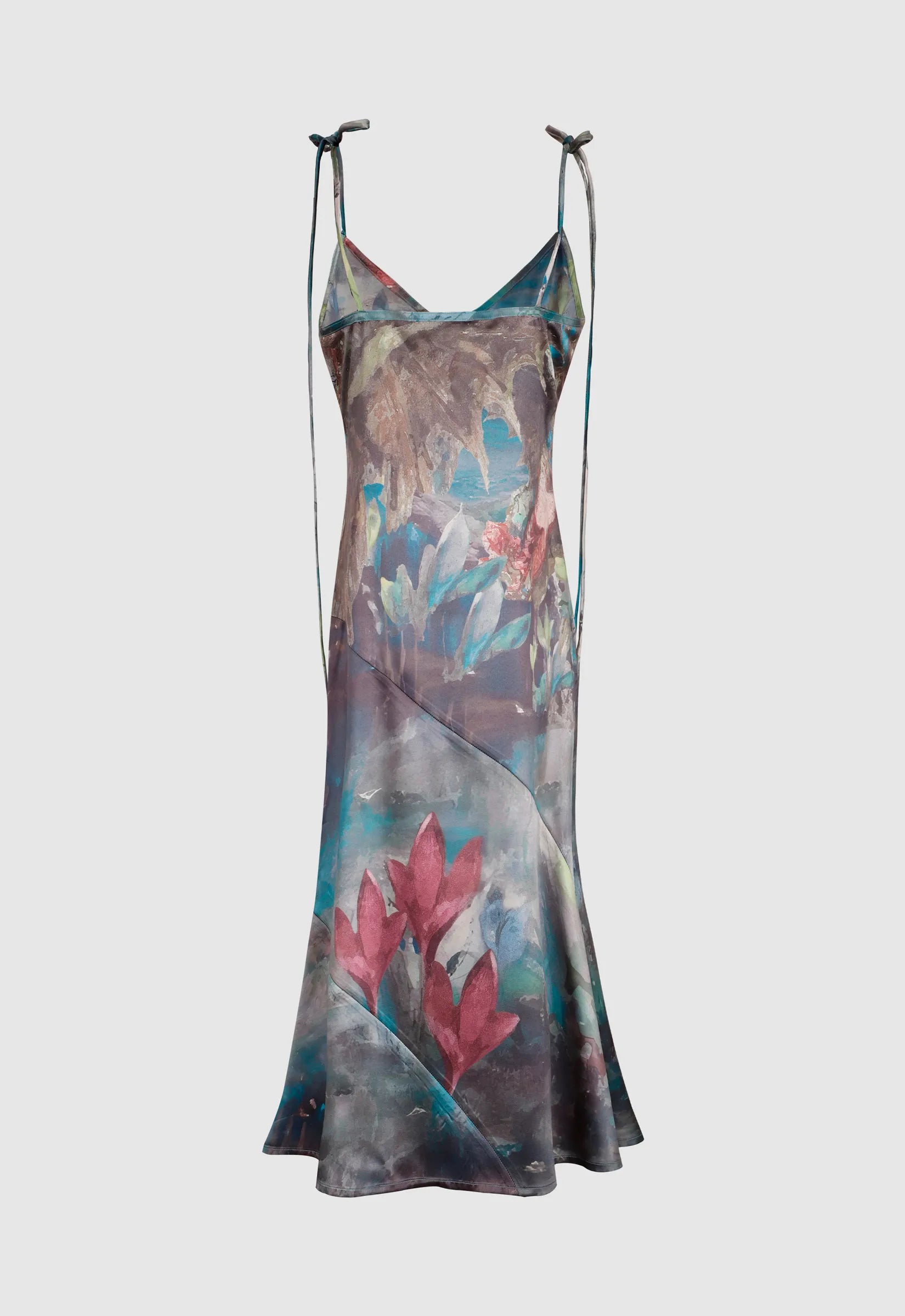 Dream Of The Orient Midi Satin Dress