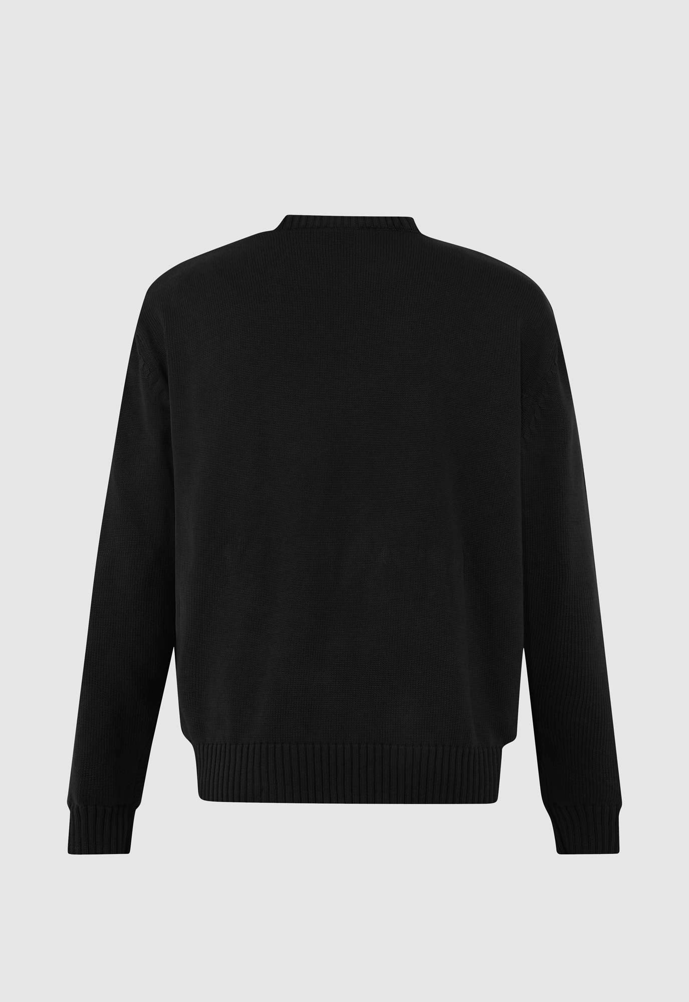 Zodiac Knit Sweater in Black
