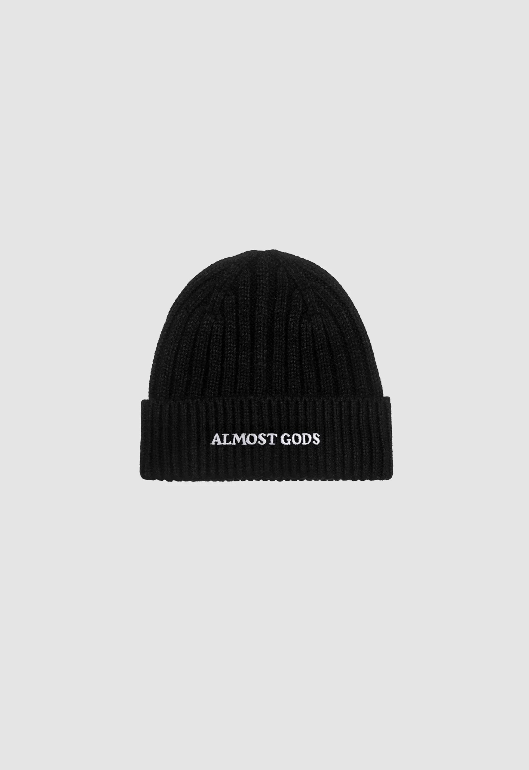 Alpha Cross Embroidered Beanie