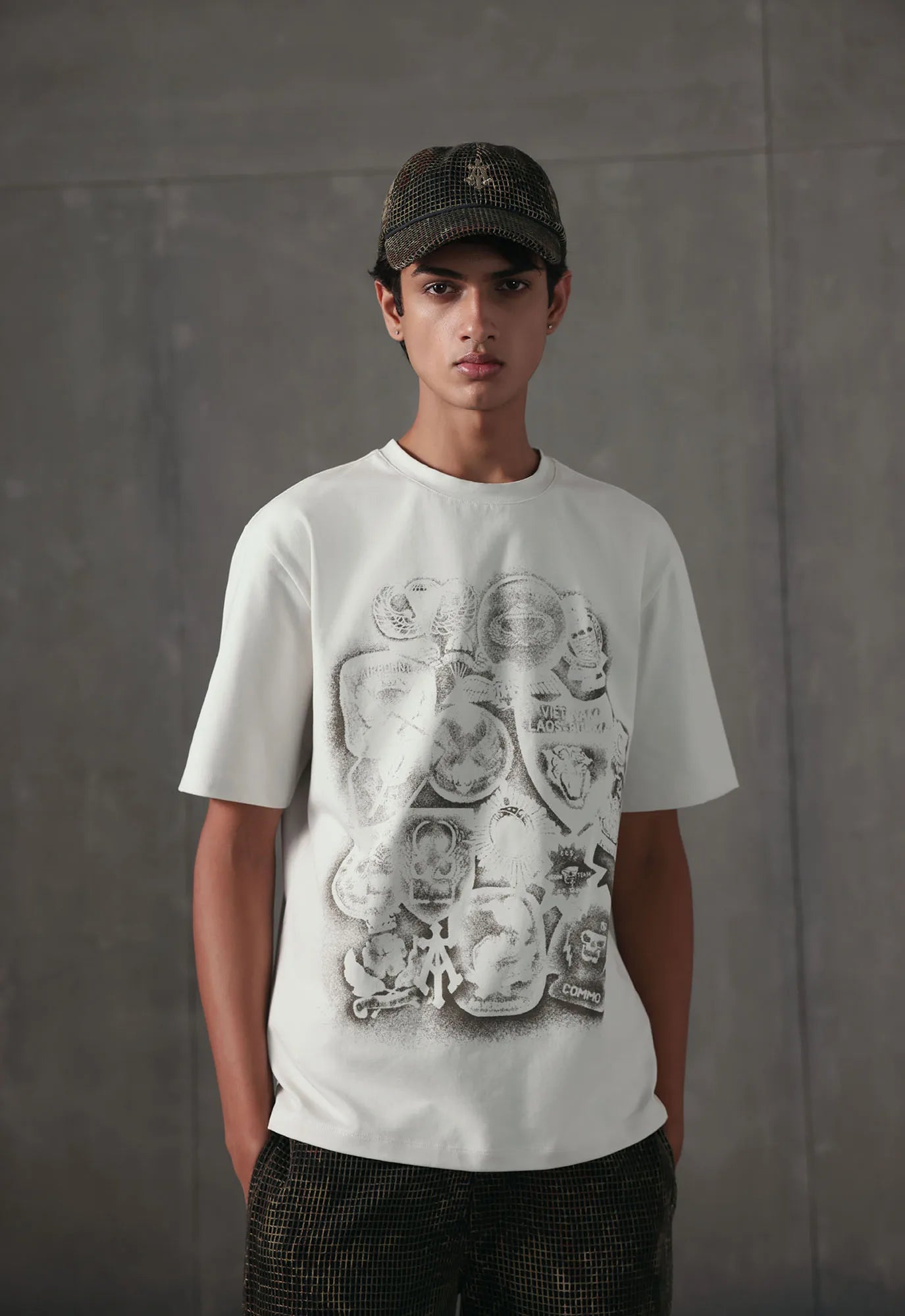 Aegis Relaxed Tee in Grey