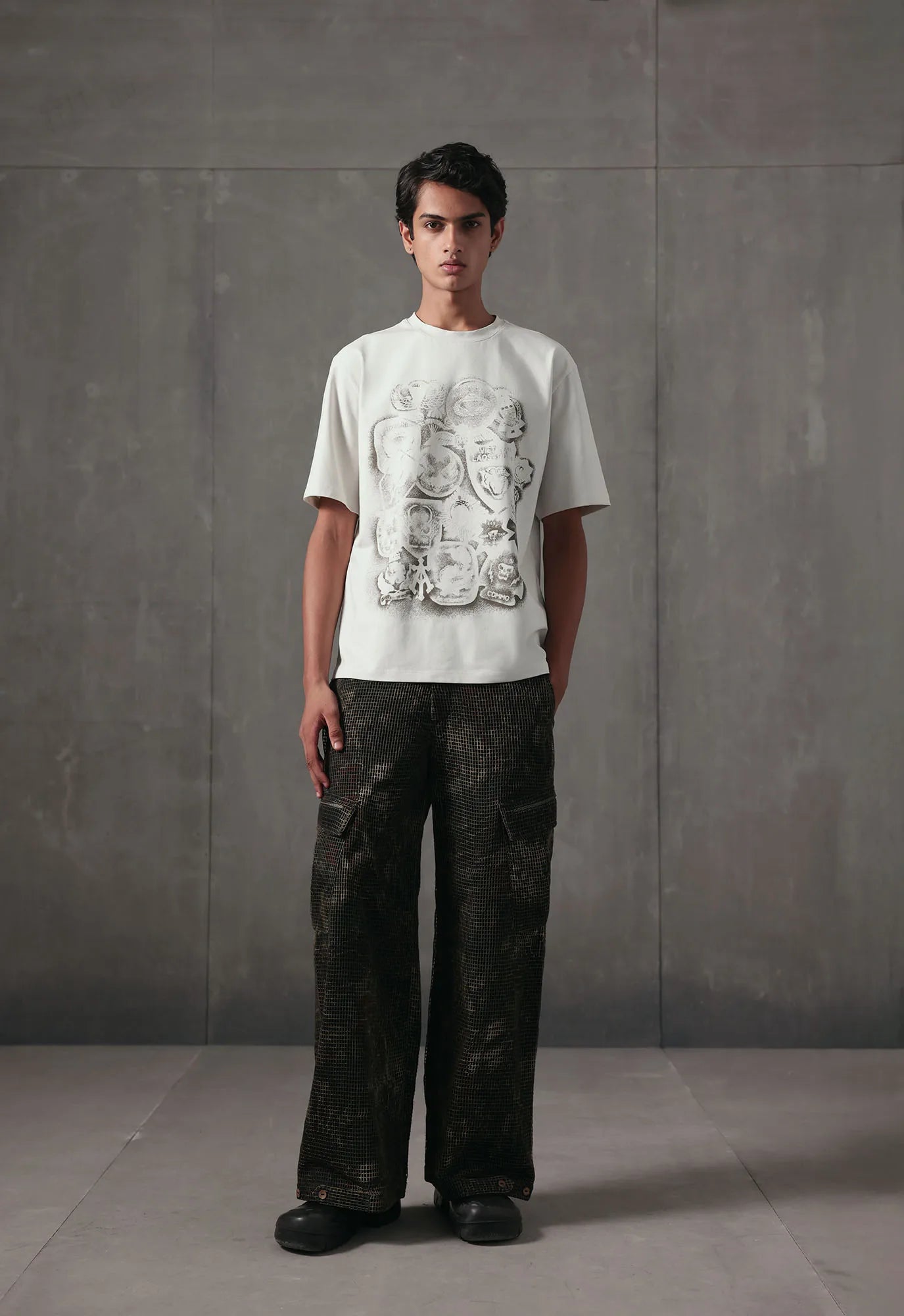 Aegis Relaxed Tee in Grey