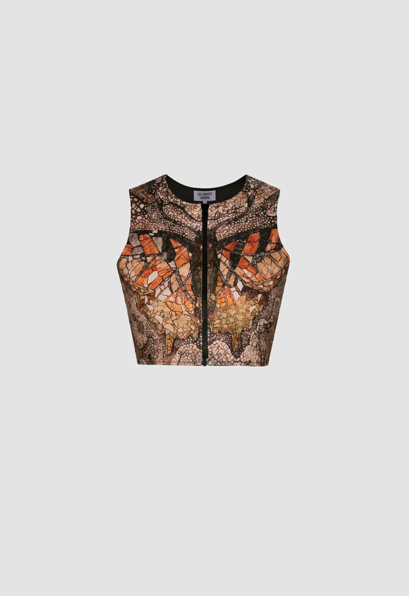 Mosaic Butterfly Swimsuit Top