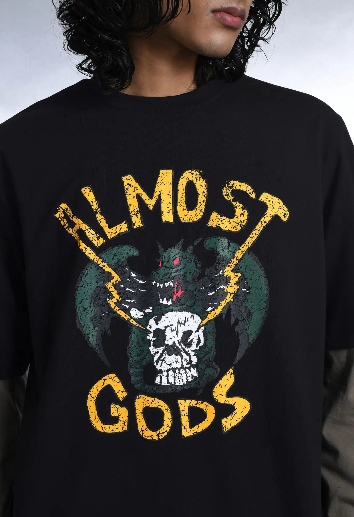 Recon Relaxed Tee in Black