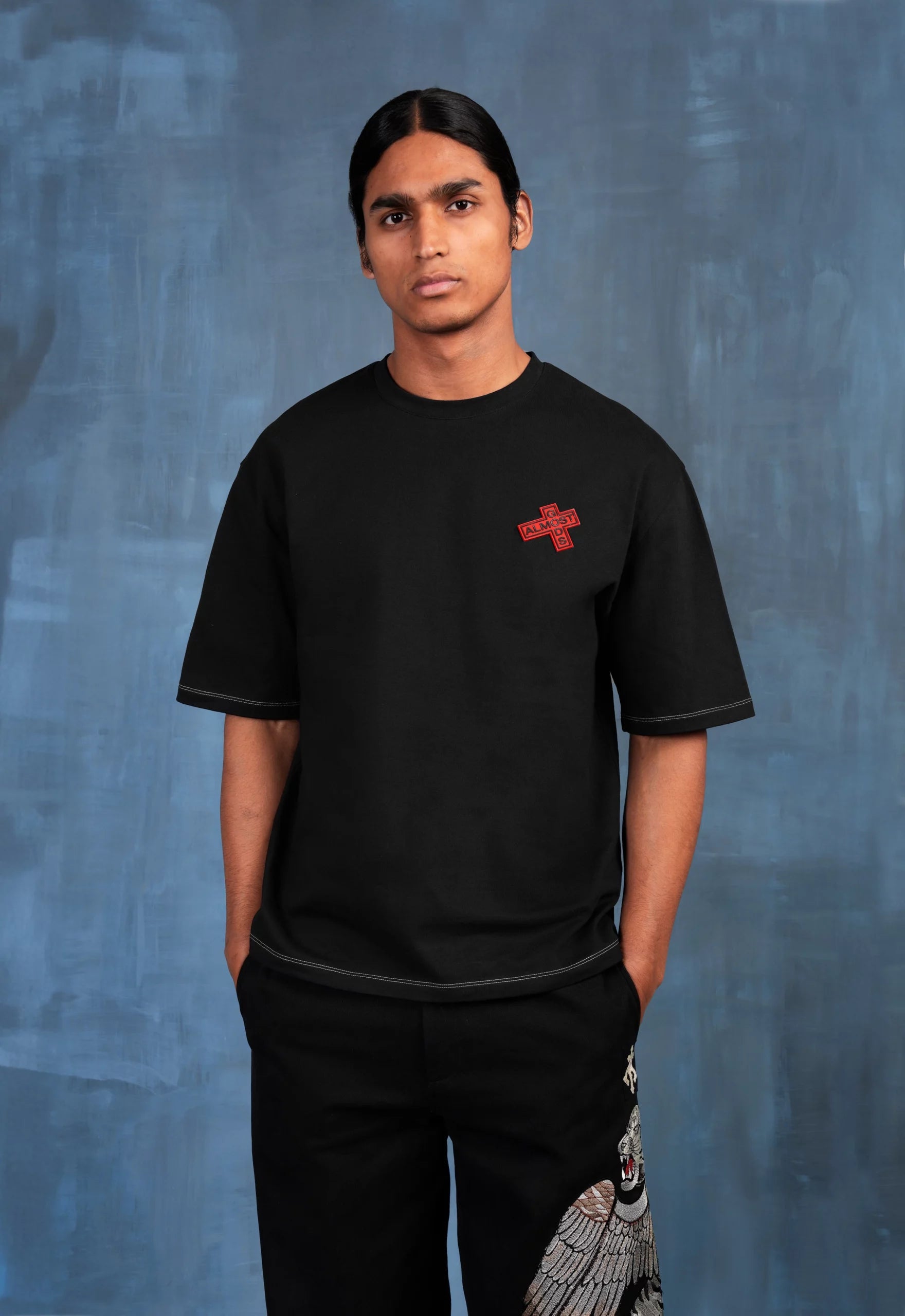Rubber Cross Boxy Tee