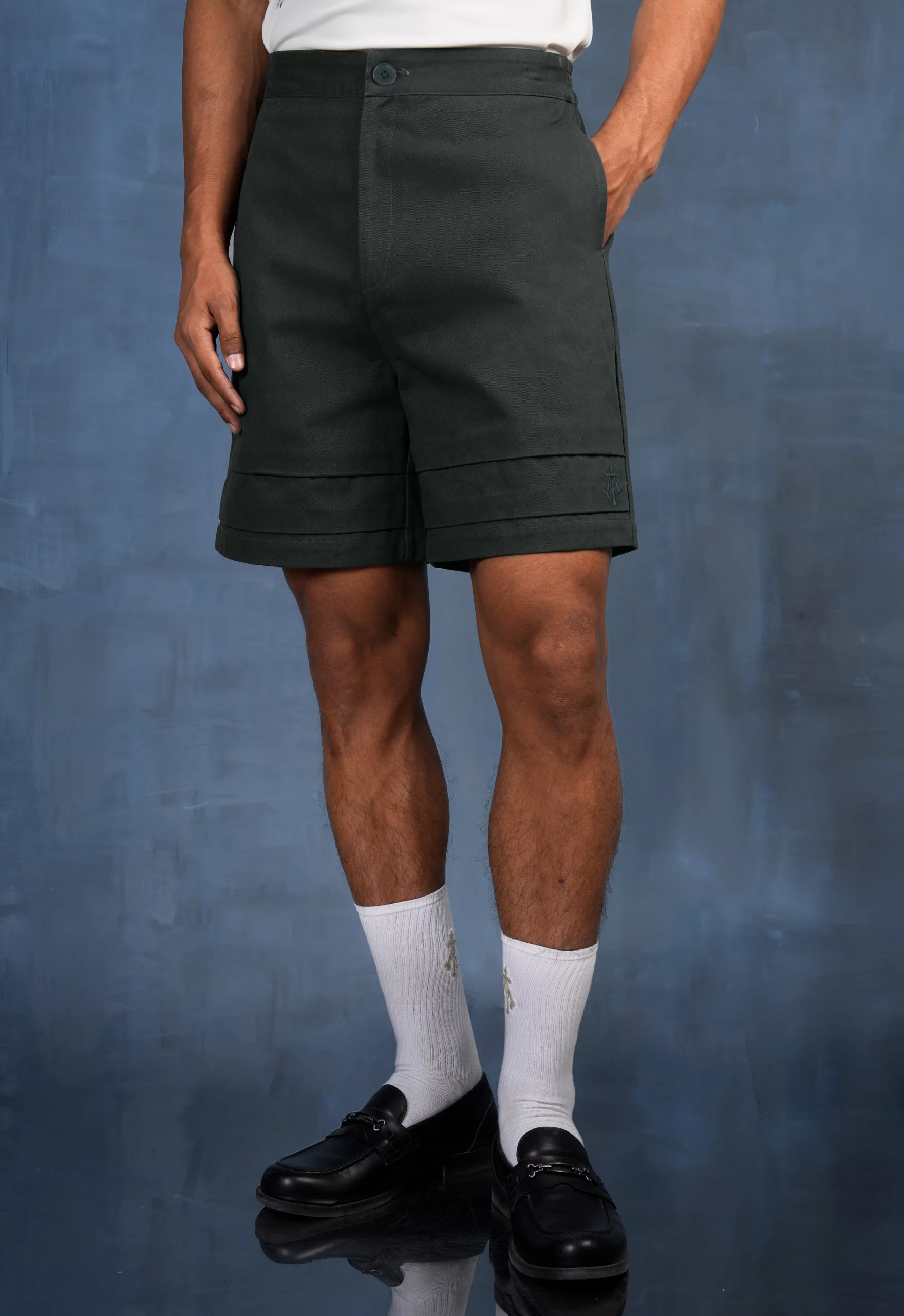 Soft Twill Constructed Shorts