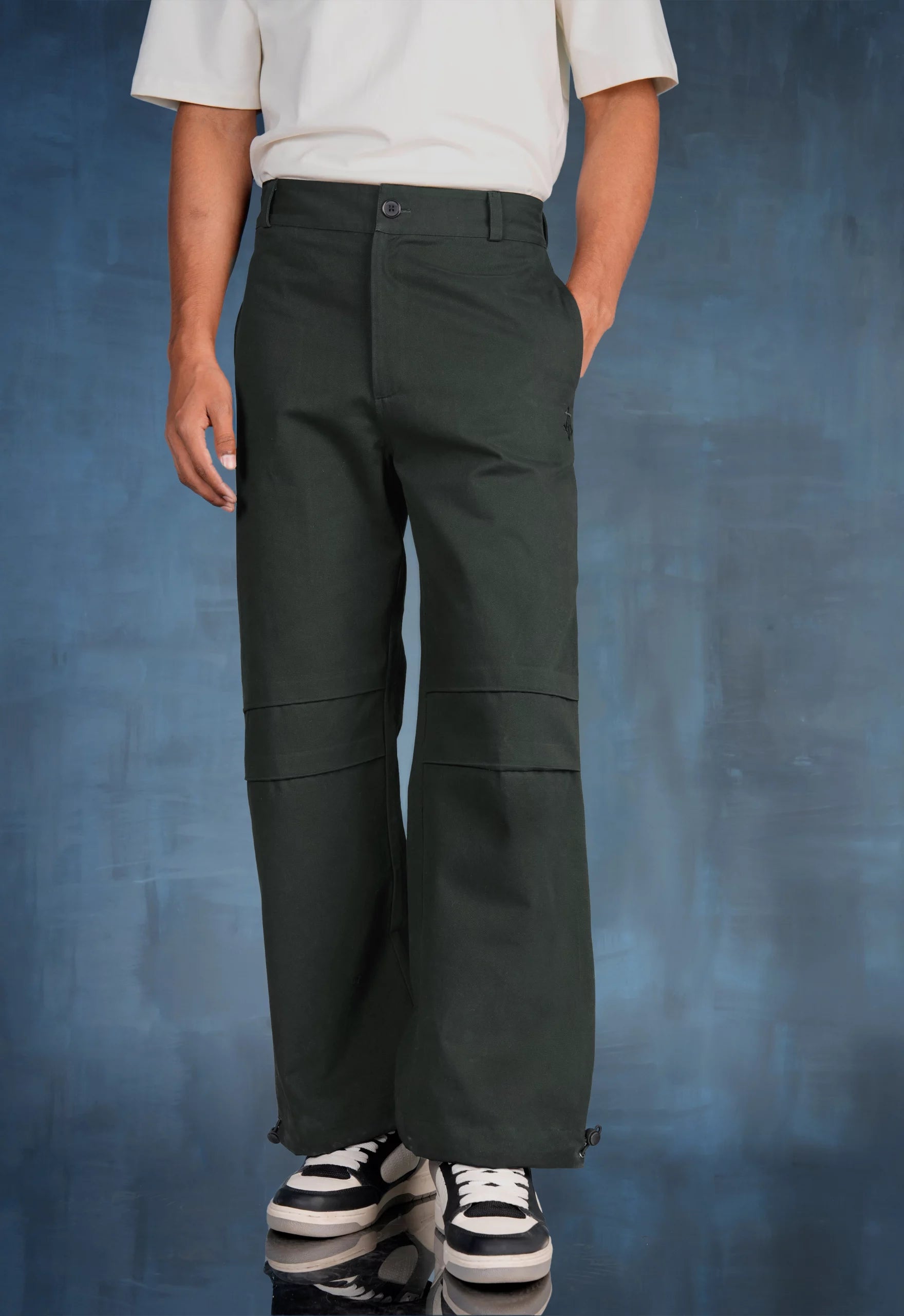 Soft Twill Bungee Pants