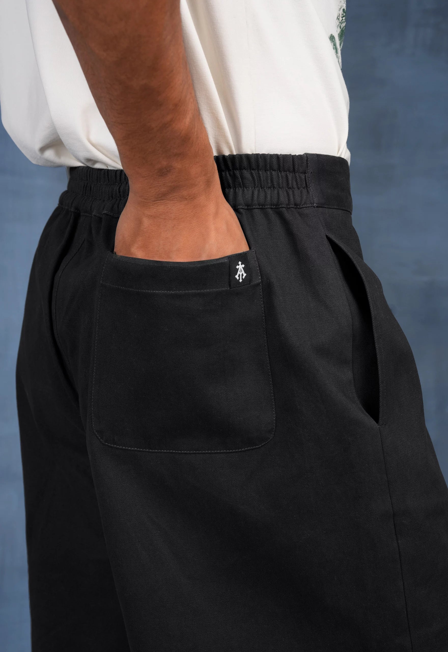 Constructed Shorts In Black