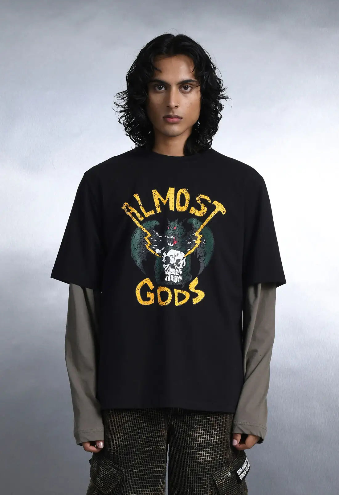 Recon Relaxed Tee in Black