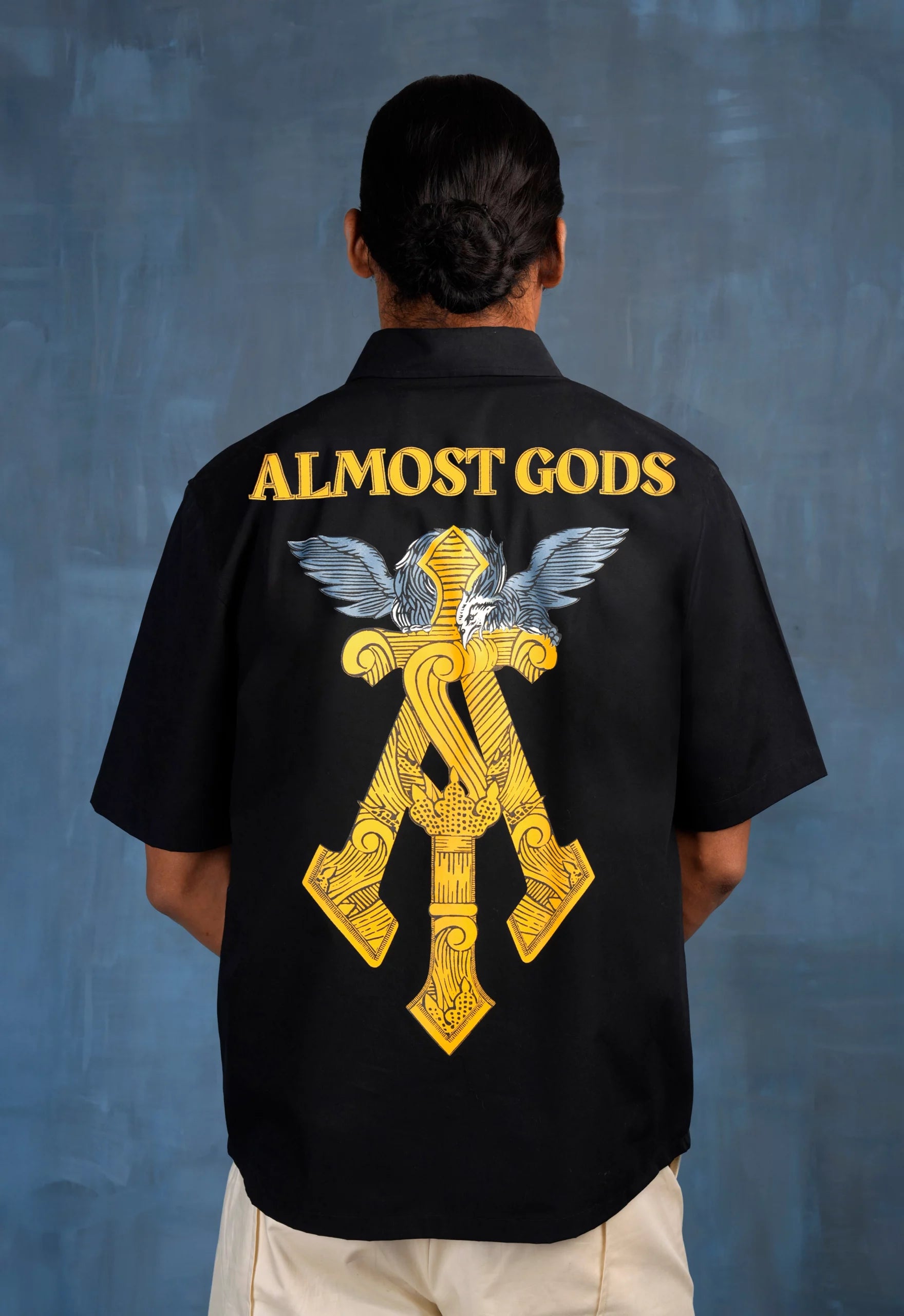 Gilded Alpha Cross Relaxed Shirt