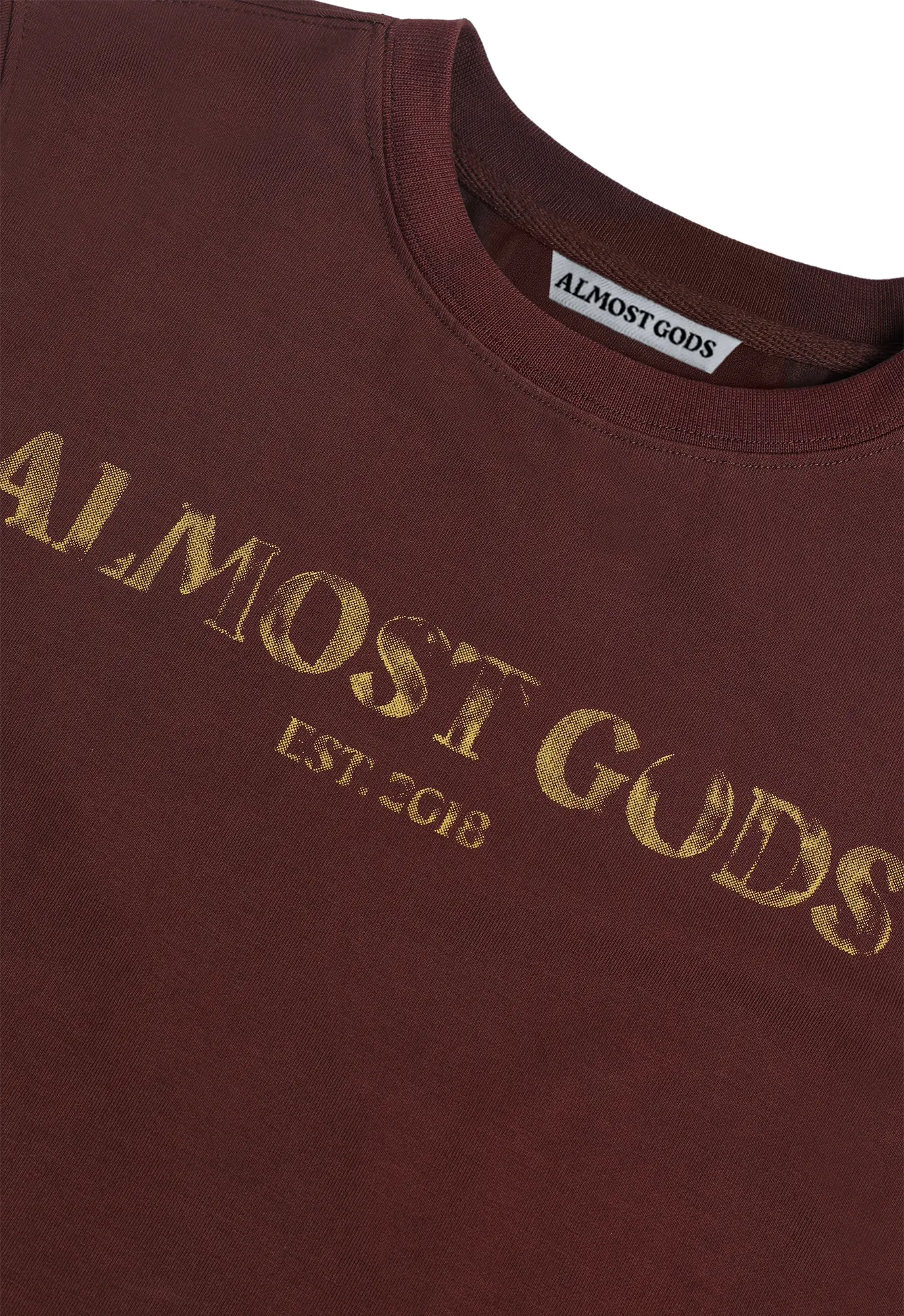 Logo Tee Relaxed In Rust