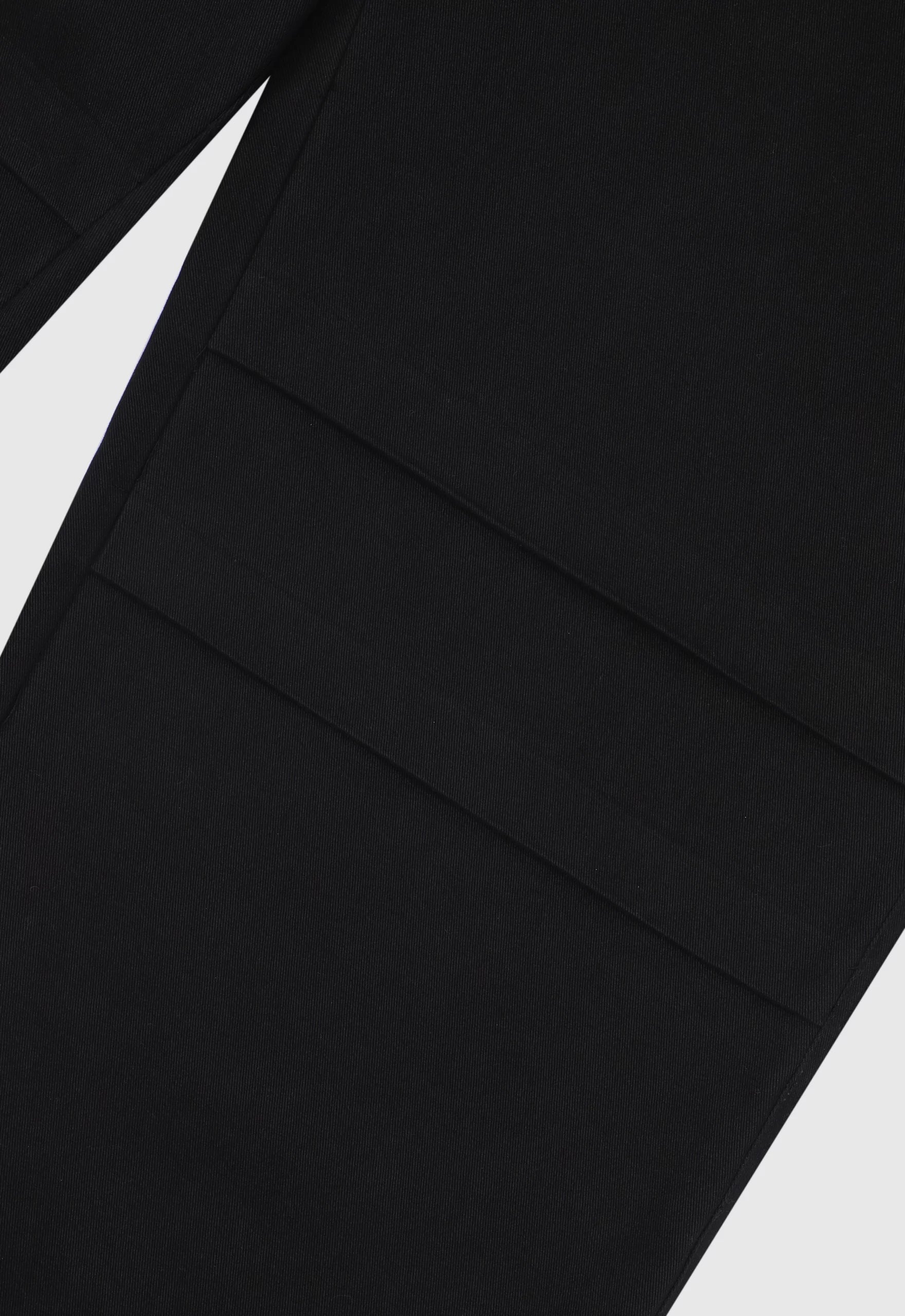 Constructed Twill Pants In Black