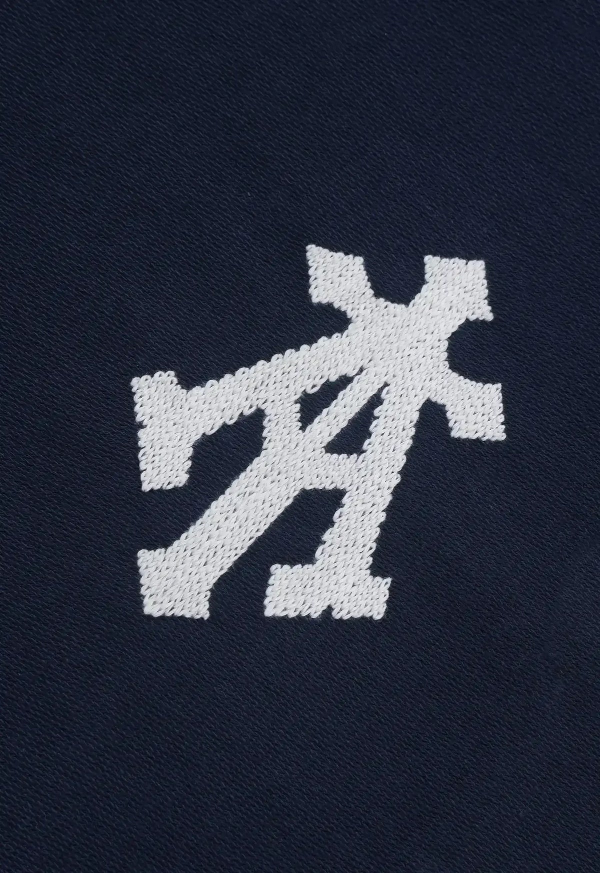 Alpha Cross R Logo Alpha Cross Aari Knit Relaxed Tee