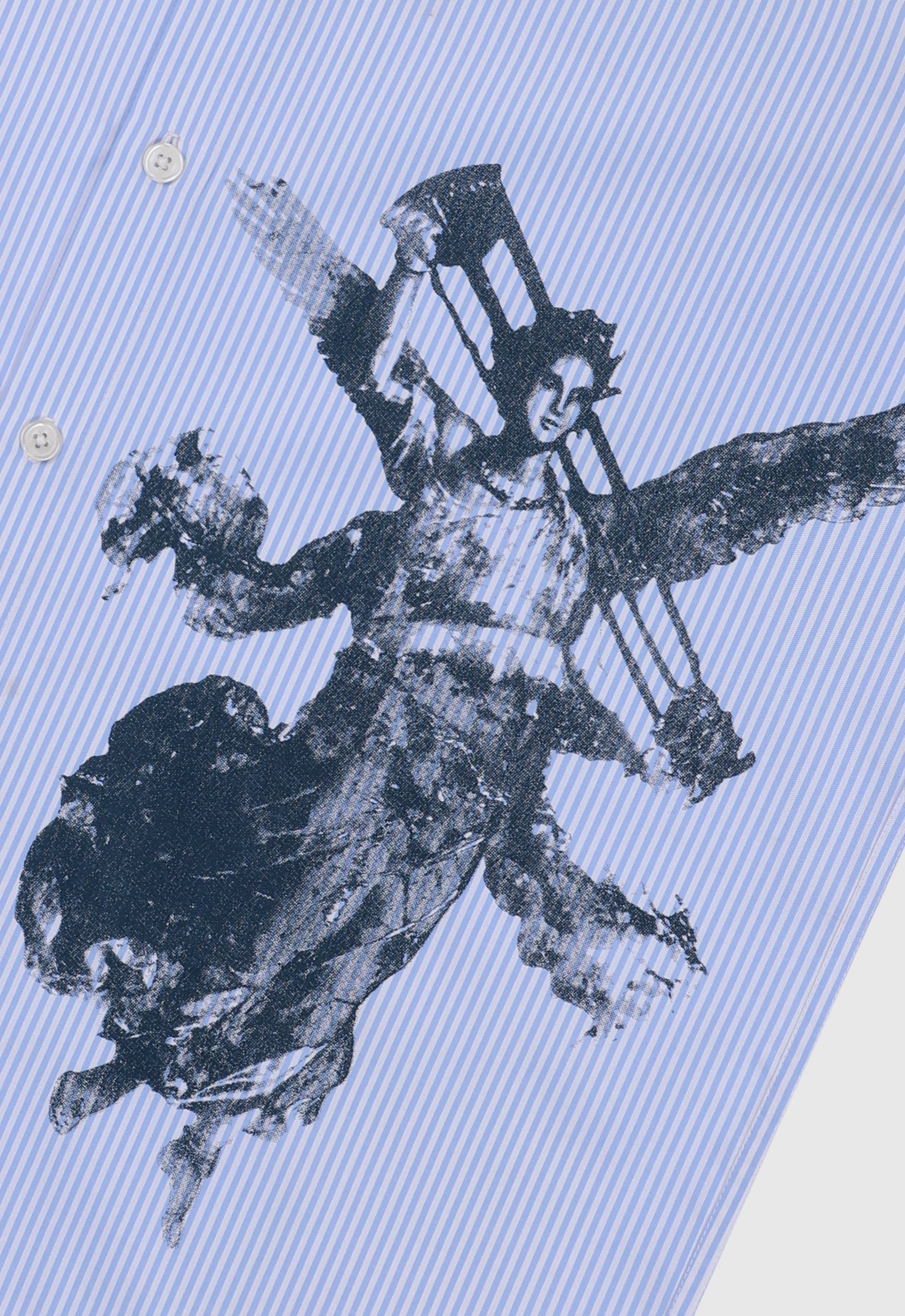 Victoria Fresco Relaxed Shirt In Bengal Stripes