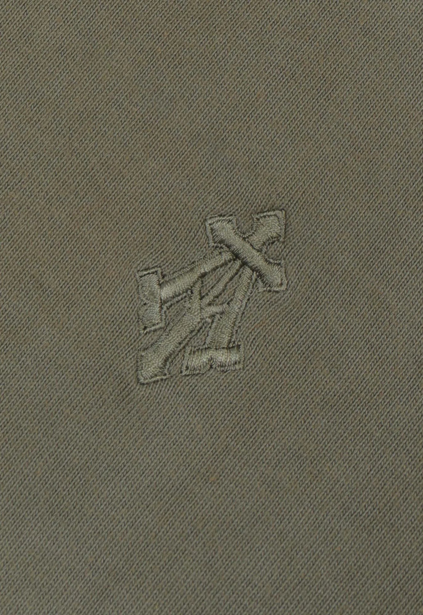 Alpha Cross Dip-Dye Relaxed Tee in Green