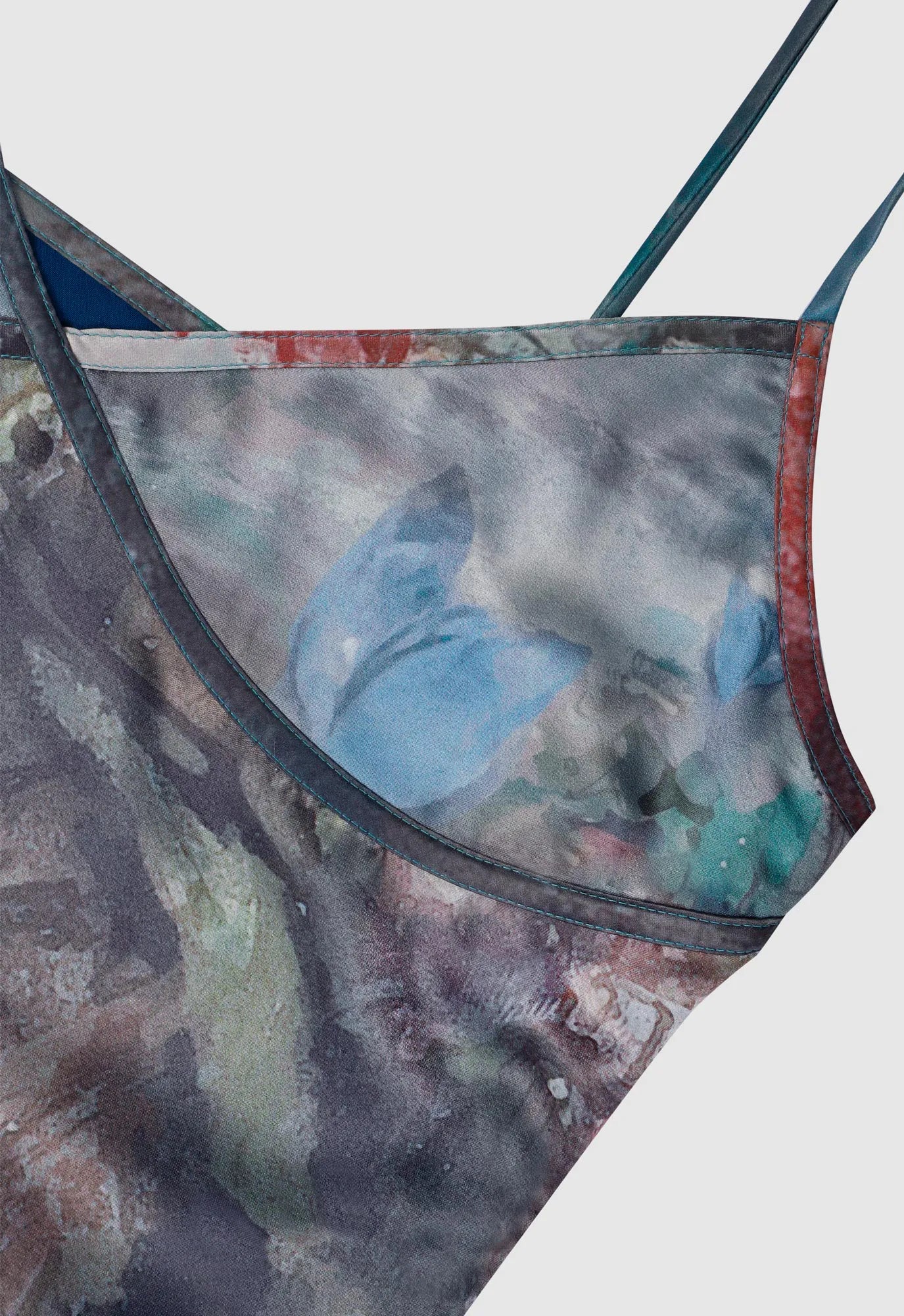 Dream Of The Orient Midi Satin Dress