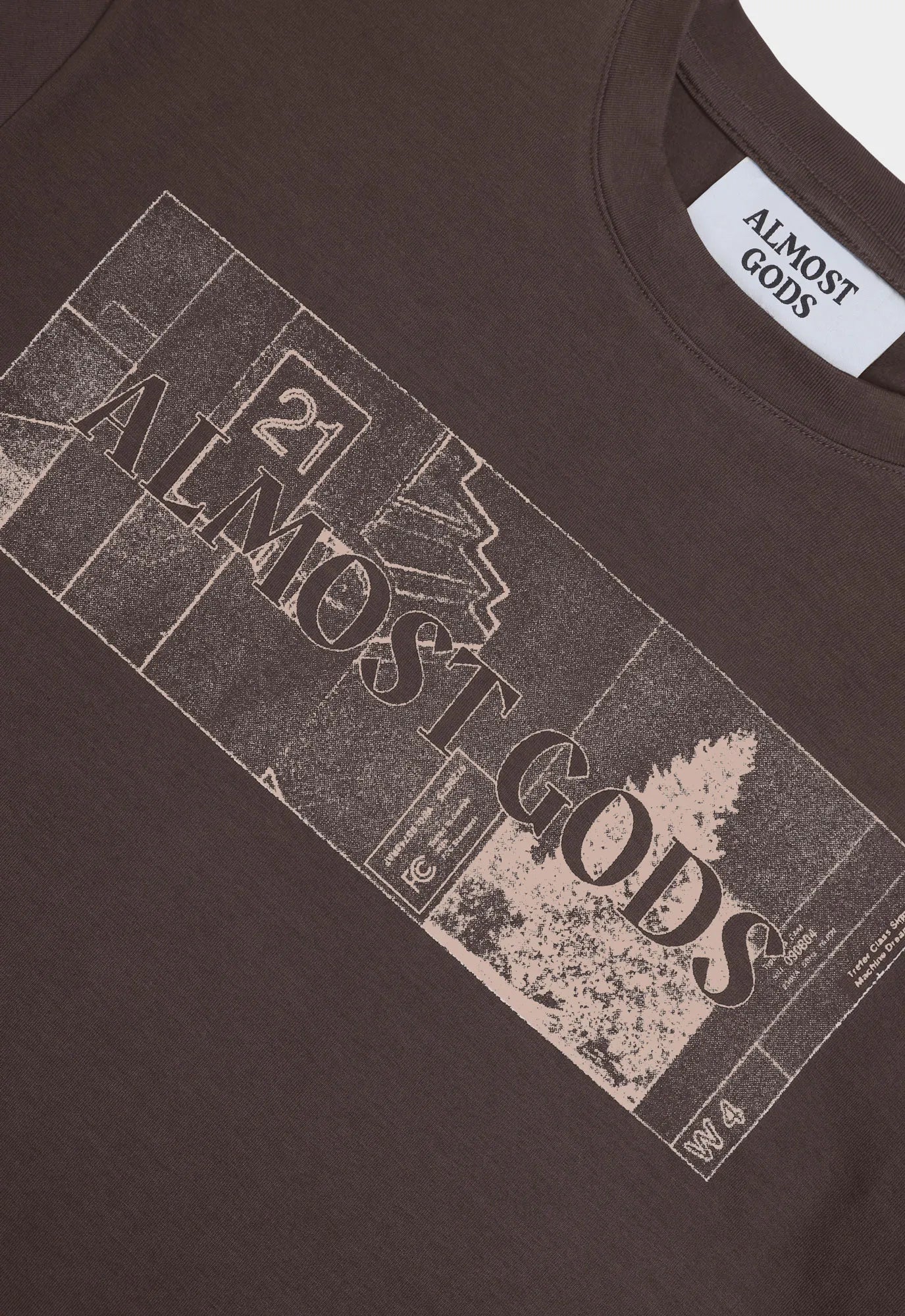 System Relaxed Tee in Brown