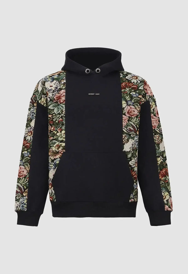 Eden Jacquard Panel Hoodie