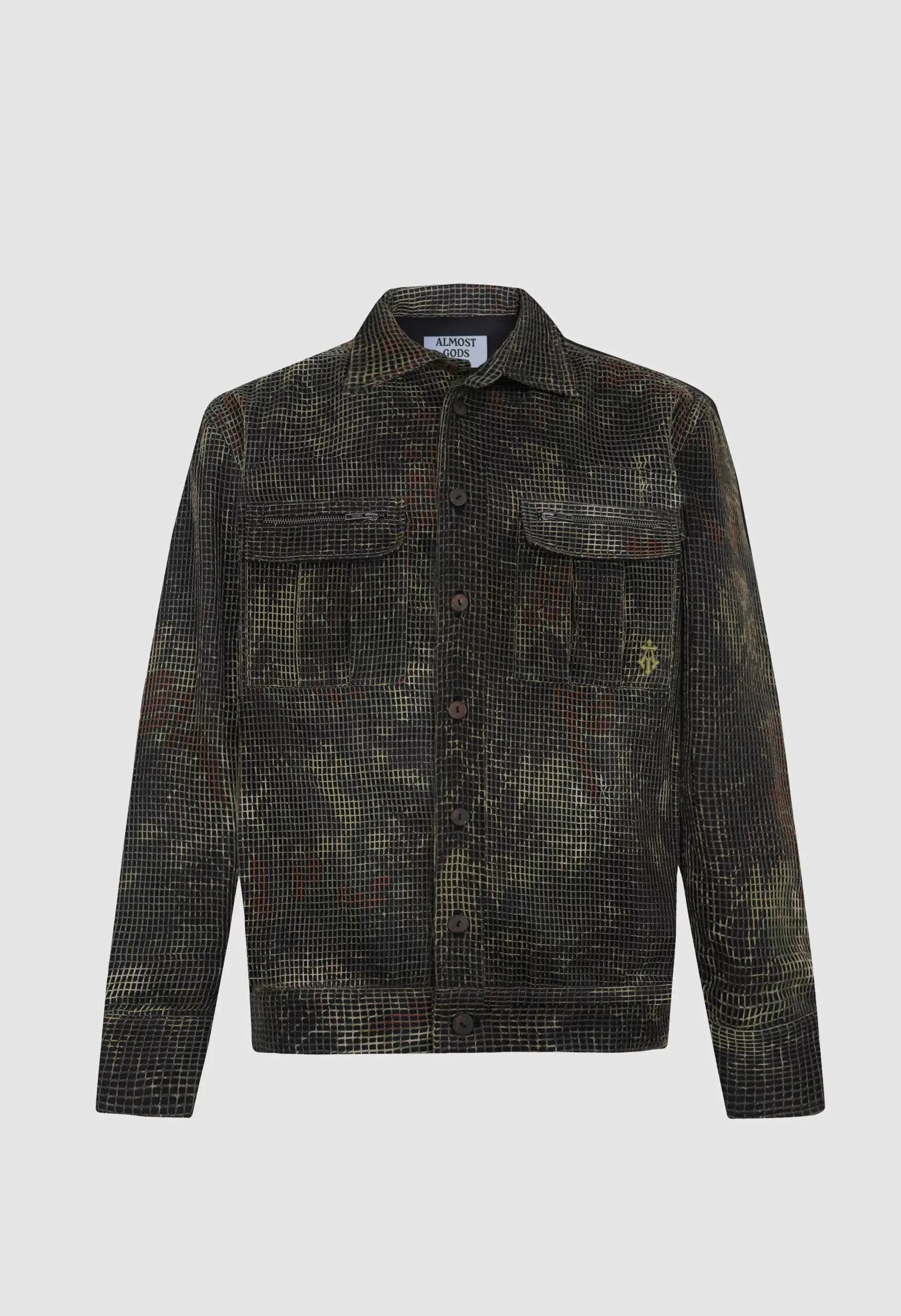 Mandrake Camo Net Trucker Jacket