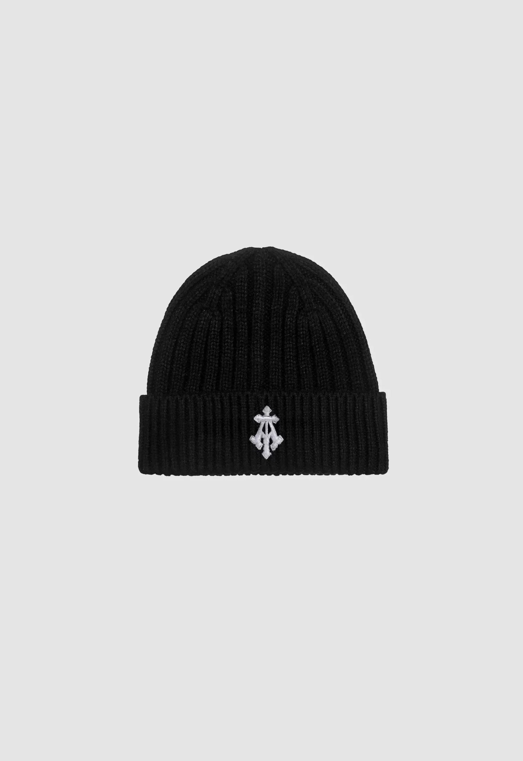 Alpha Cross Embroidered Beanie