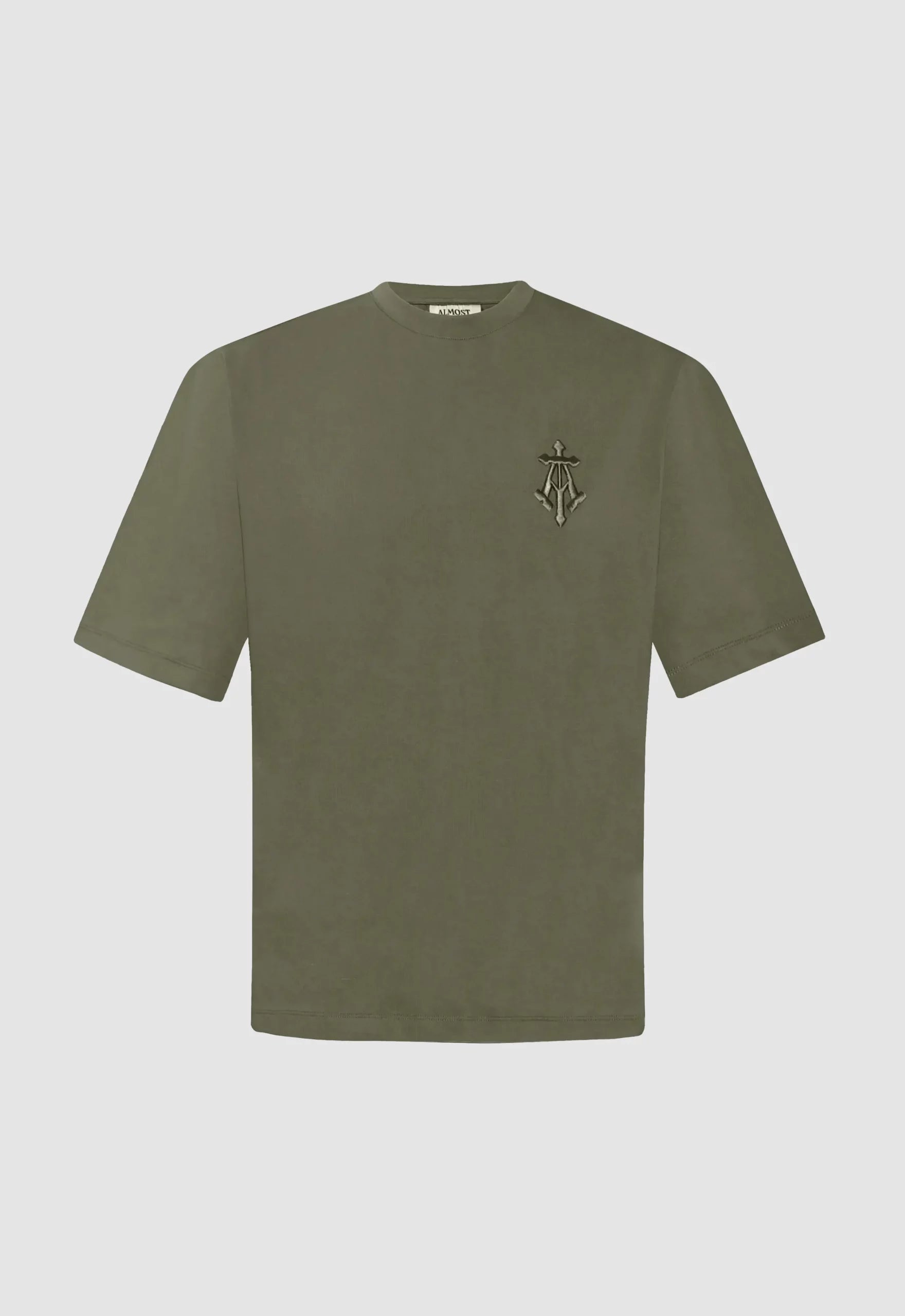 Alpha Cross Embroidered Boxy Tee