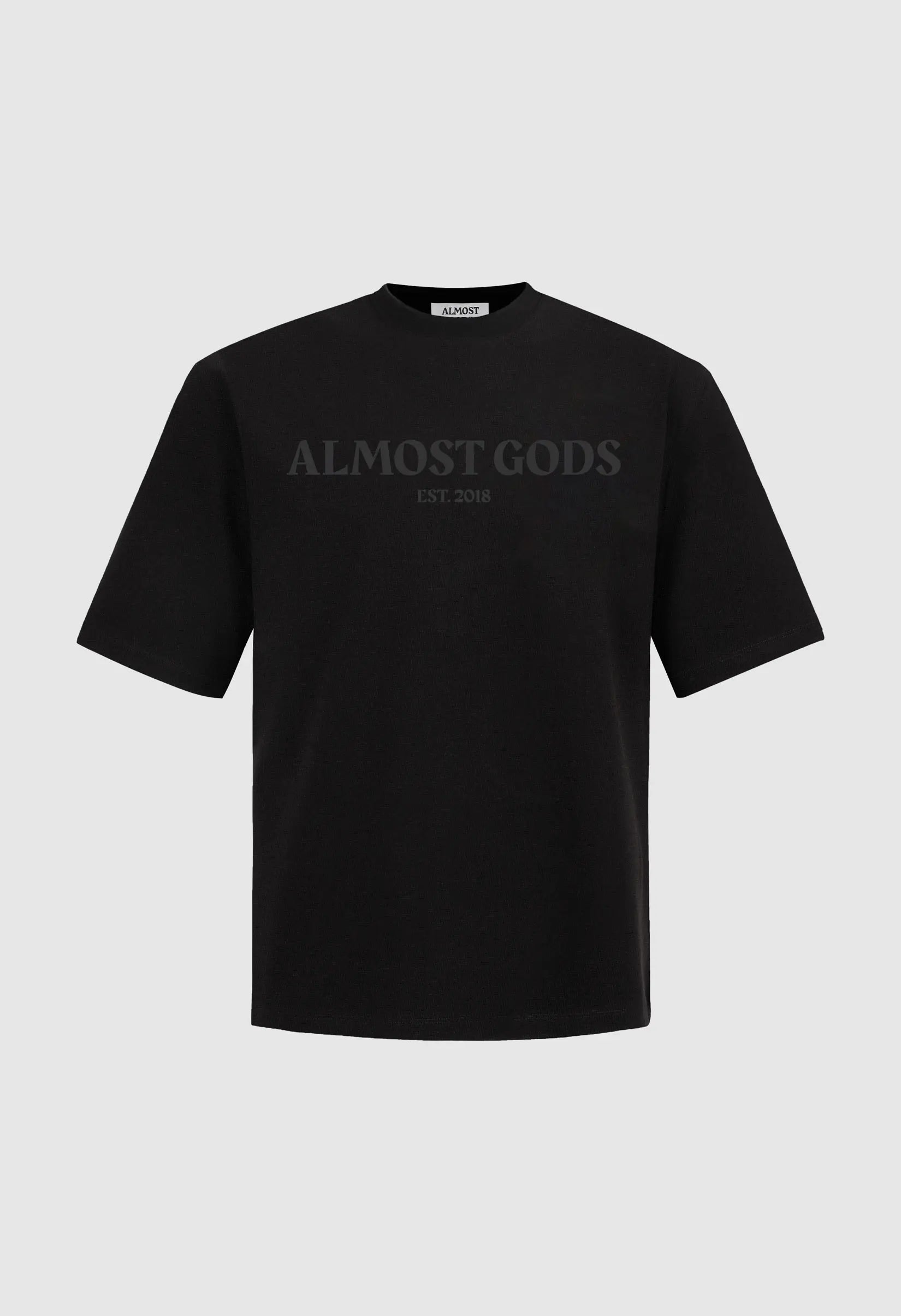 Est. 2018 Relaxed Tee In Black