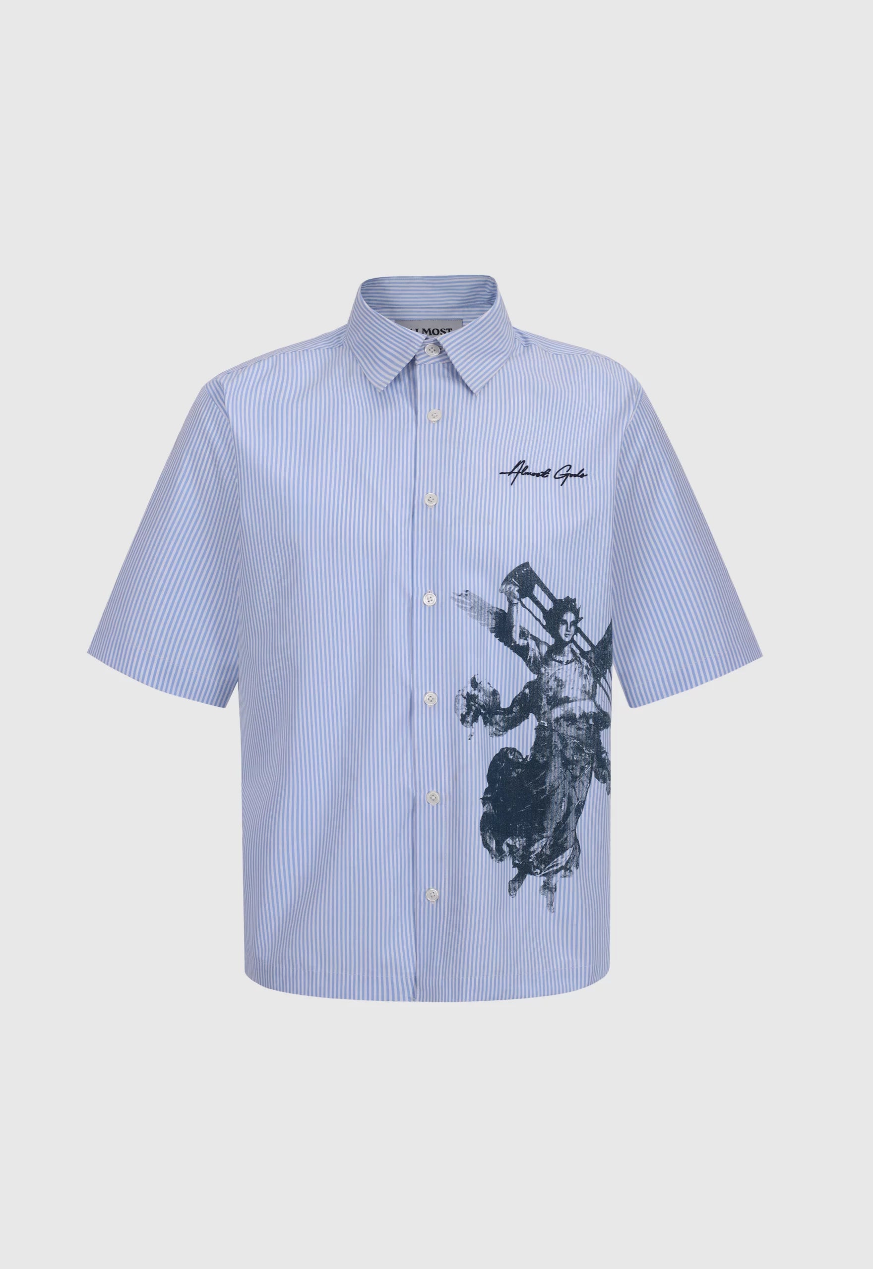 Victoria Fresco Relaxed Shirt In Bengal Stripes