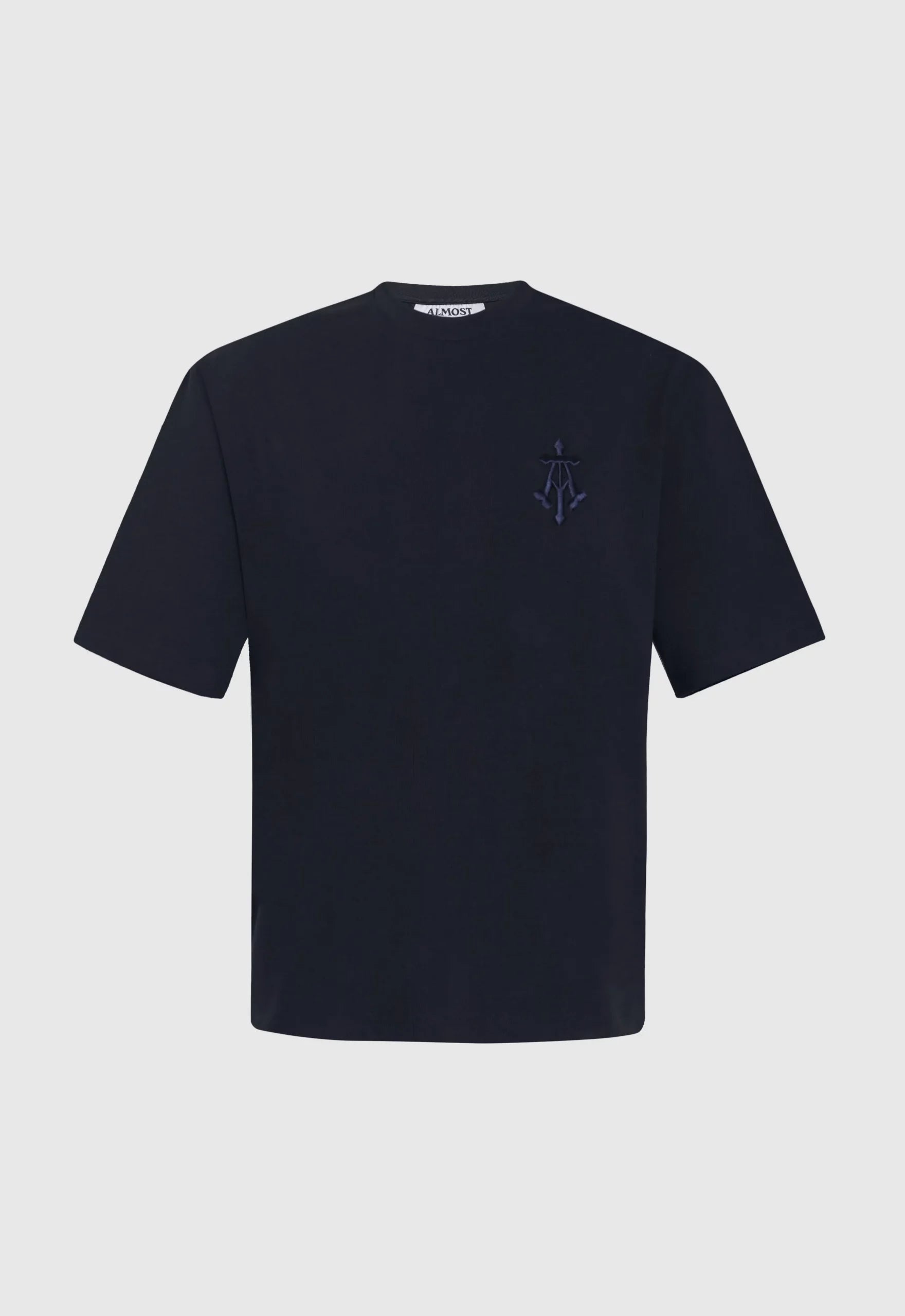 Alpha Cross Embroidered Boxy Tee