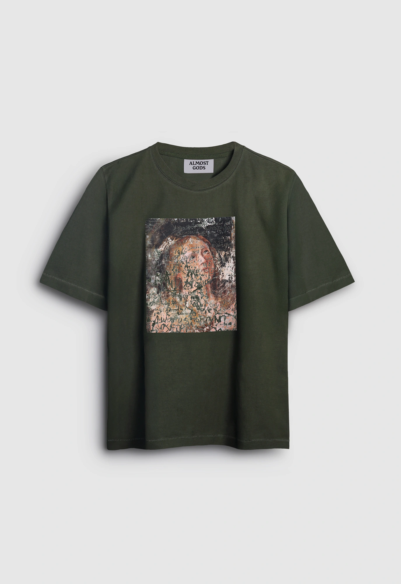 Vandal Relaxed Tee in Olive