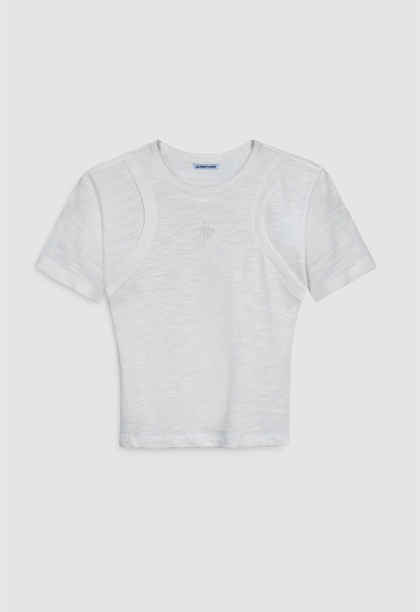 Layered Top in White