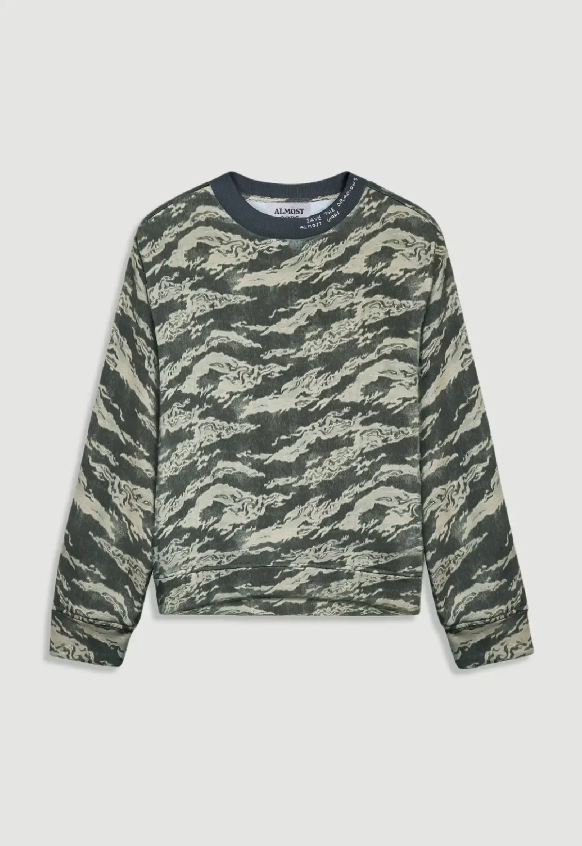 Emberstripe Camouflage Boxy Sweatshirt