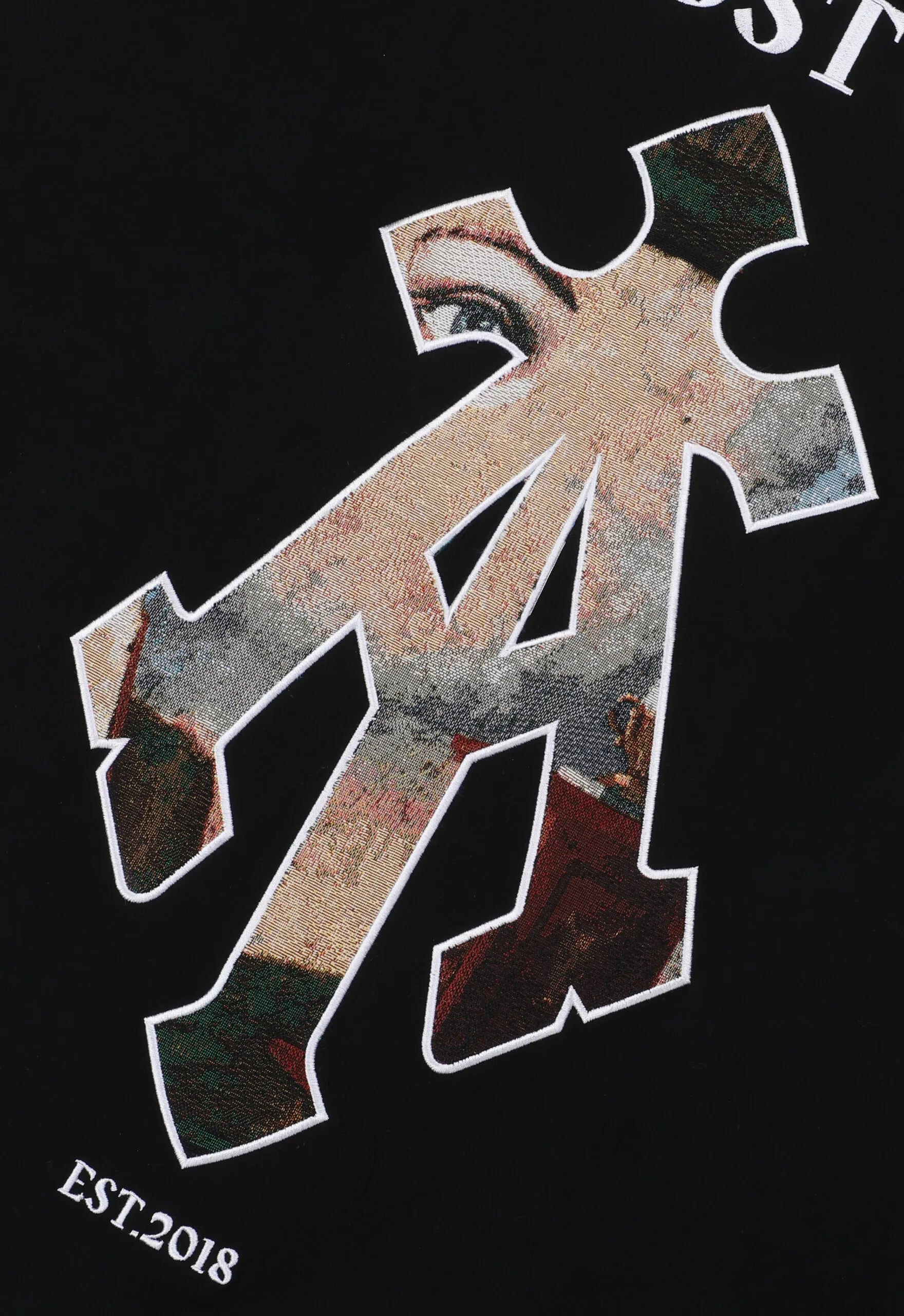 Arcana Jacquard Patched Boxy Tee