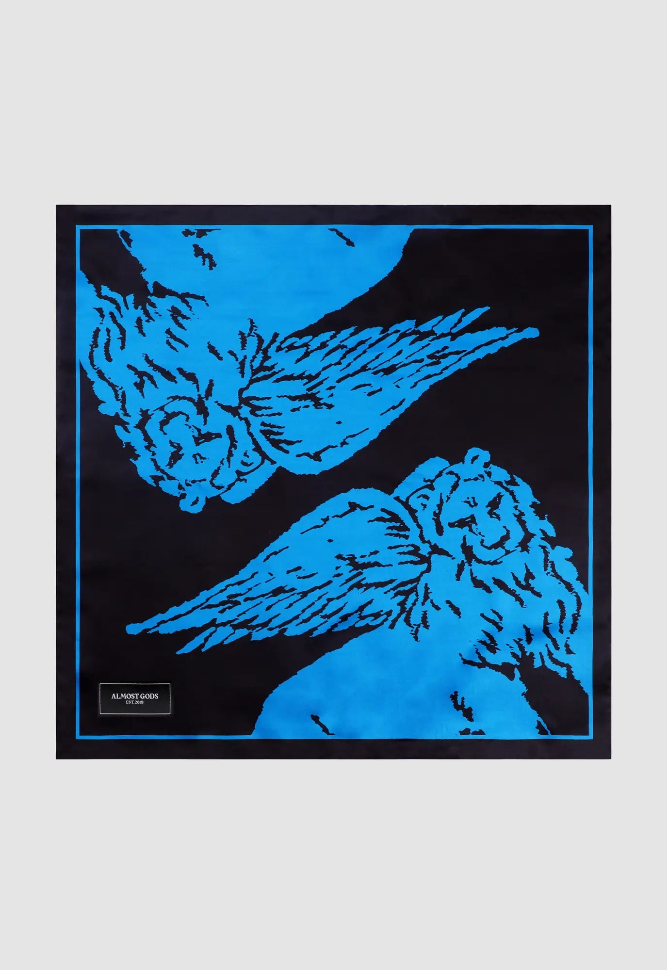 Winged Lion Satin Scarf