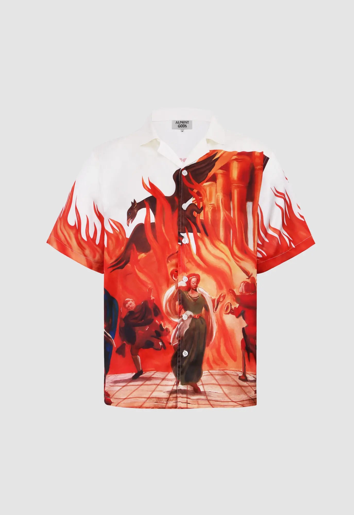 RETURN TO VALHALLA SHIRT IN JAPANESE SATIN