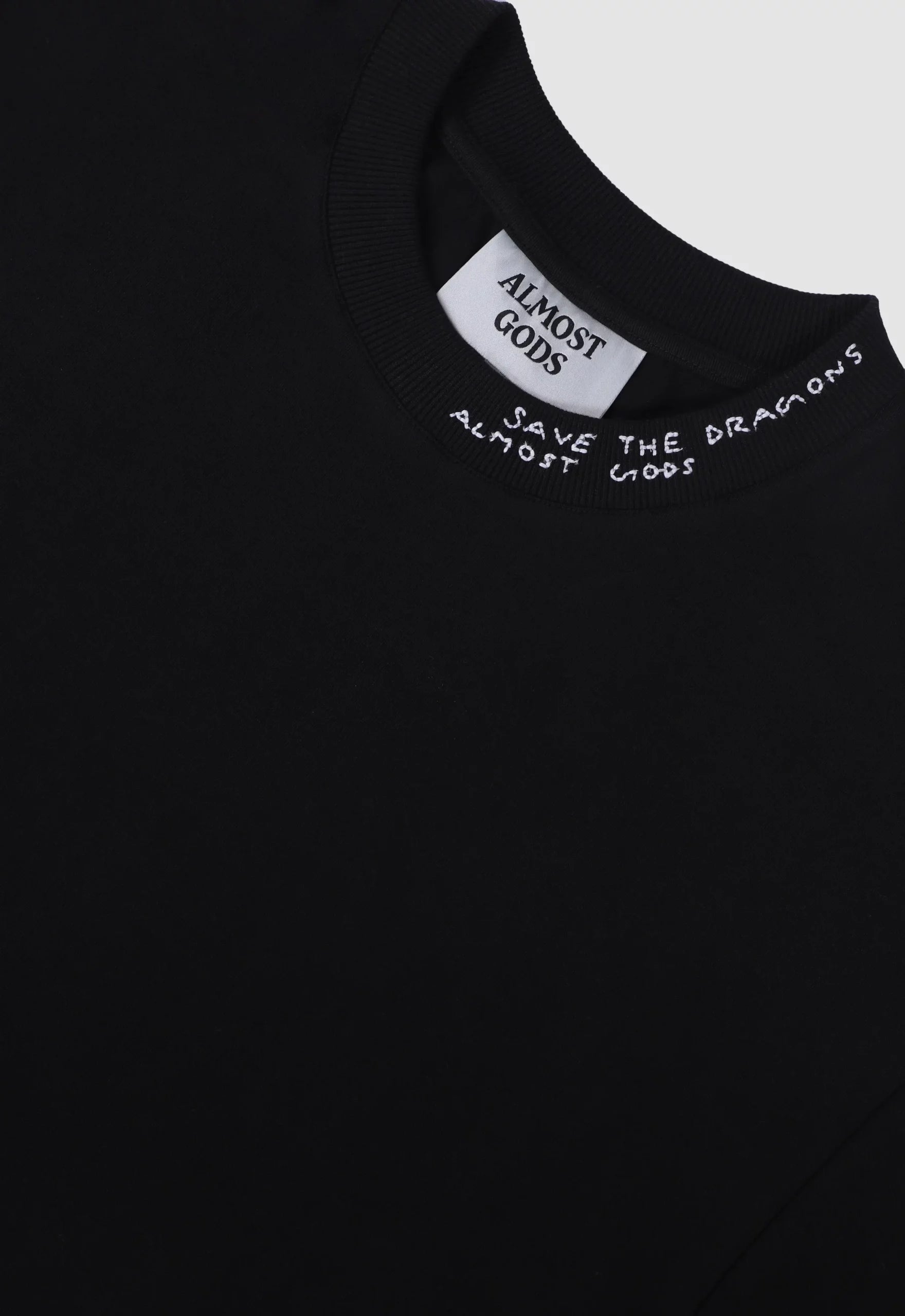 Dragon Activism Boxy Tee In Black