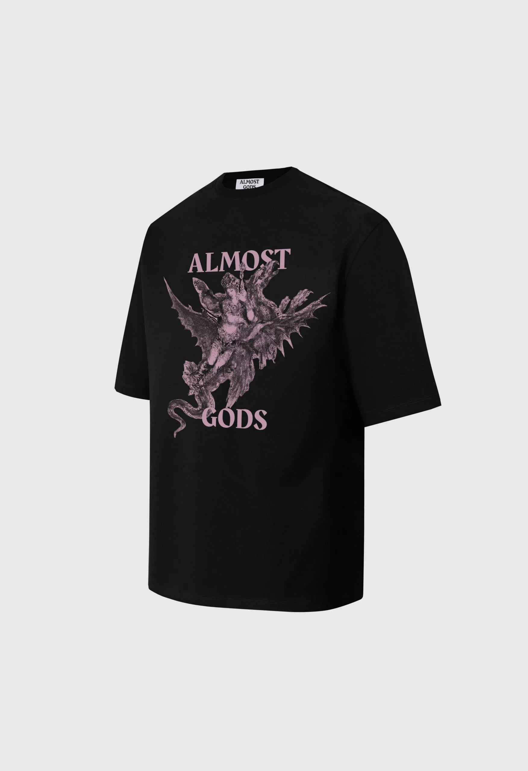 Dream Of The Orient Relaxed Tee In Black