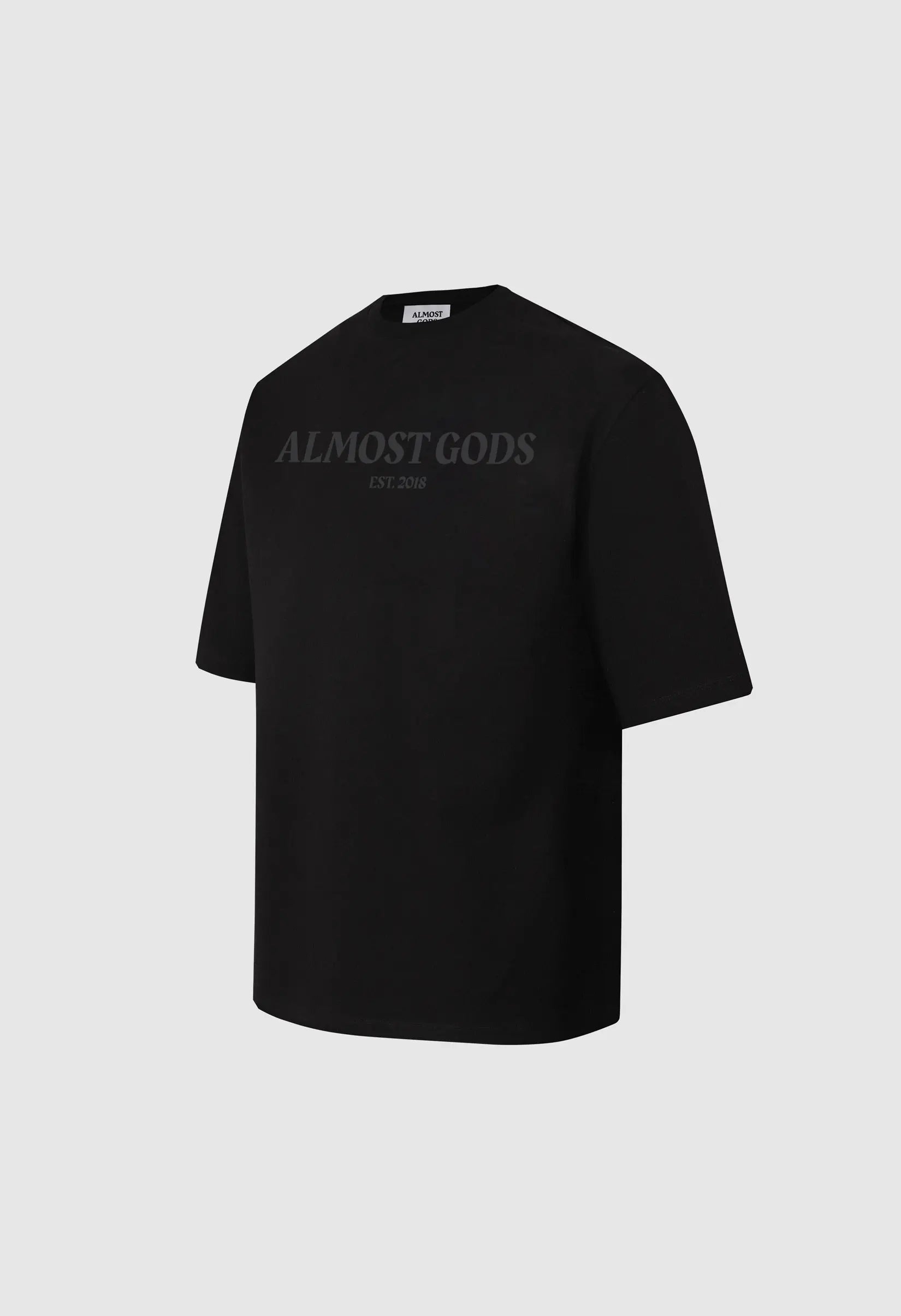 Est. 2018 Relaxed Tee In Black