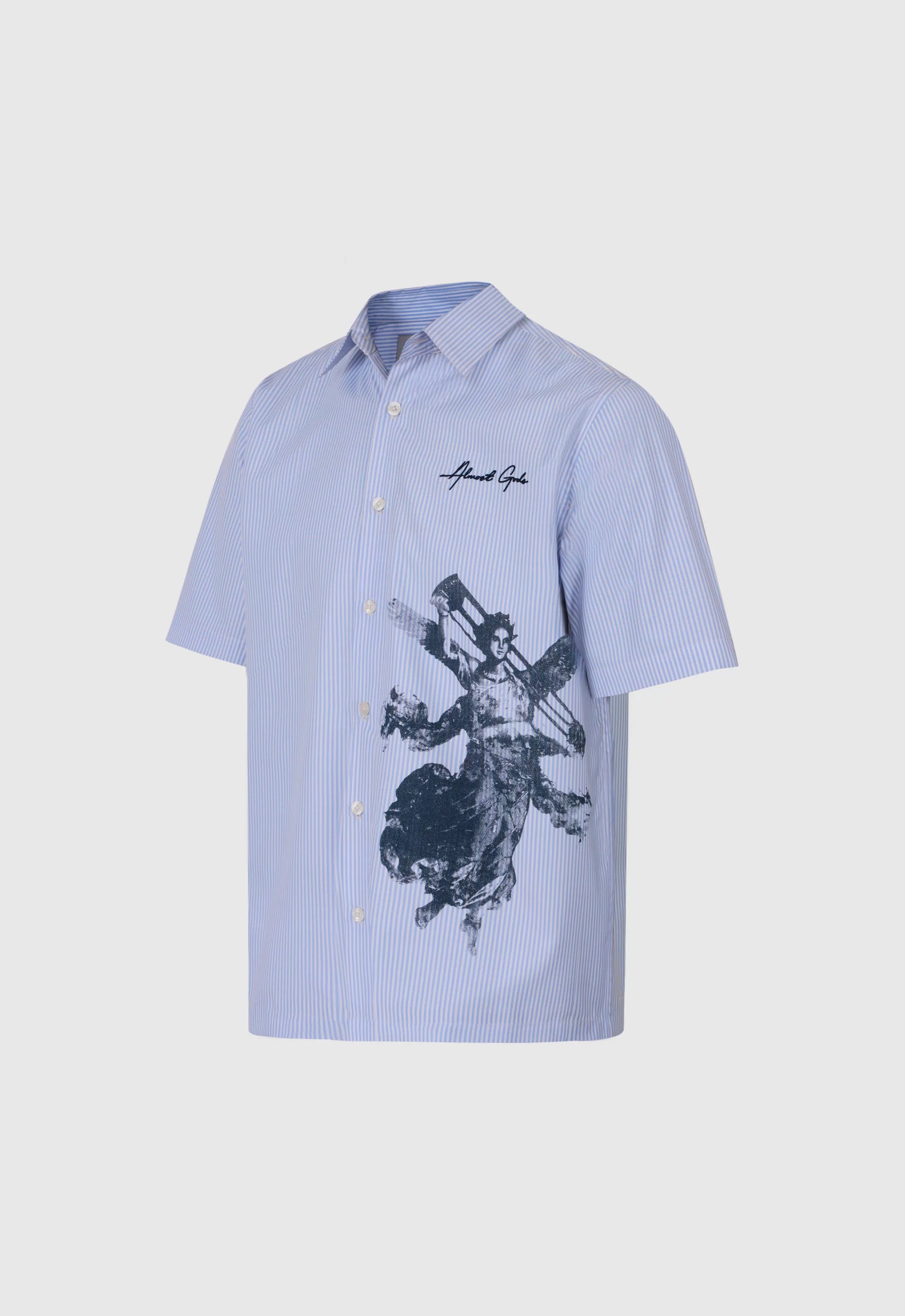 Victoria Fresco Relaxed Shirt In Bengal Stripes