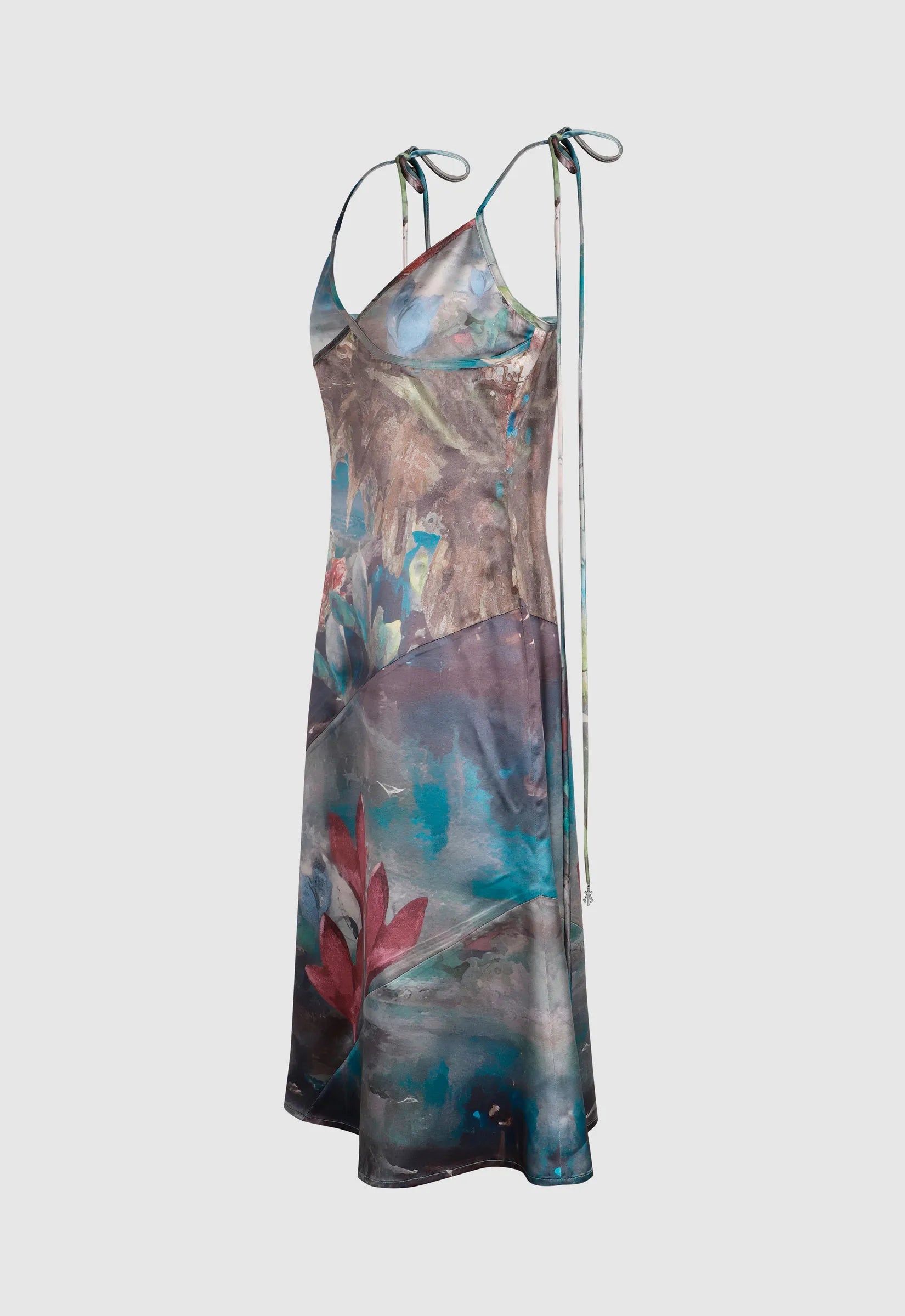 Dream Of The Orient Midi Satin Dress