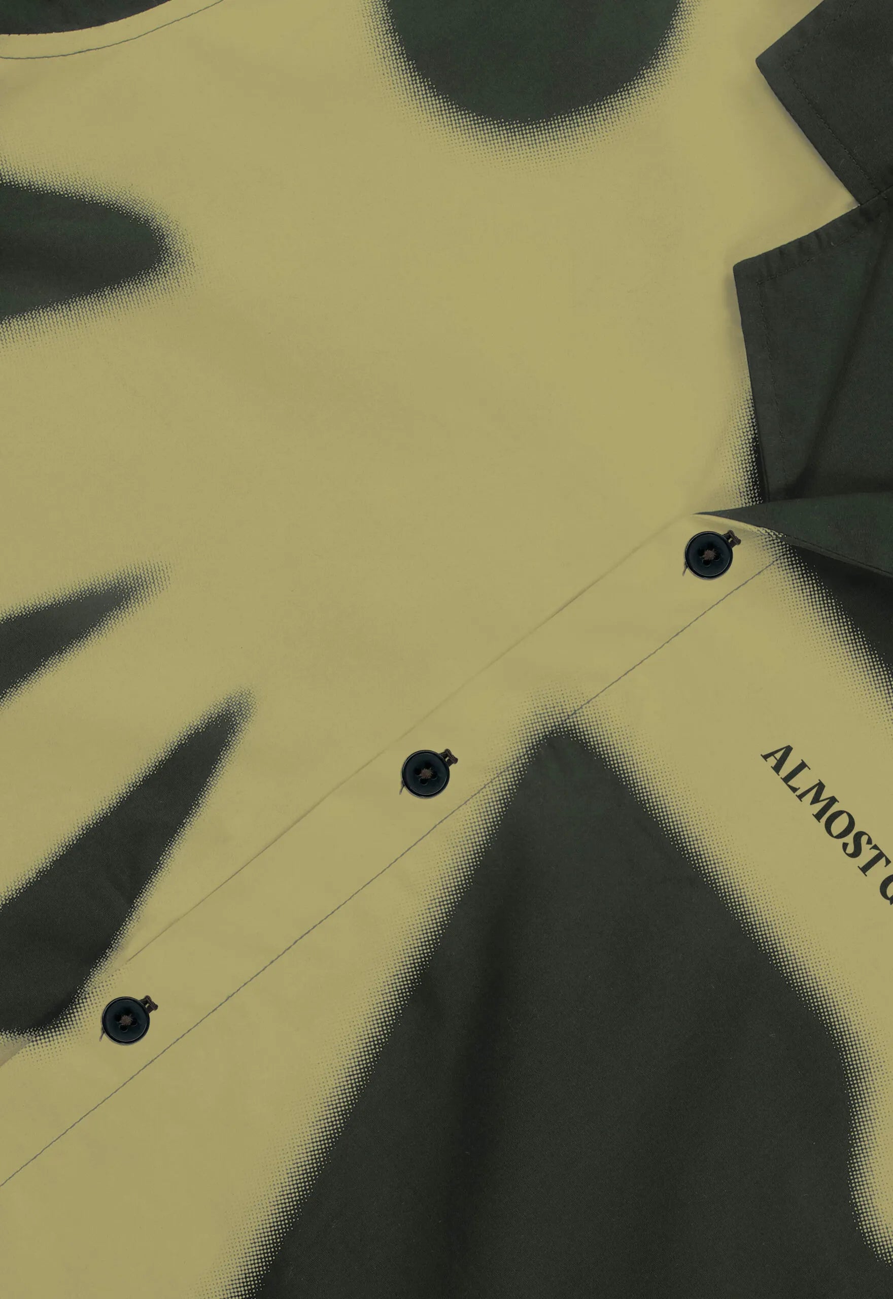 Alpha Cross Spray Paint Relaxed Shirt In Green